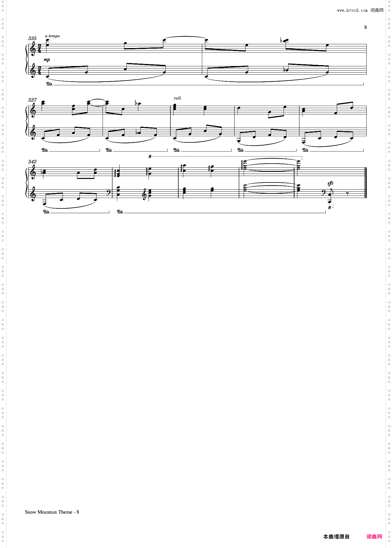 Cool Cool Mountain Theme as played by Tom Brier