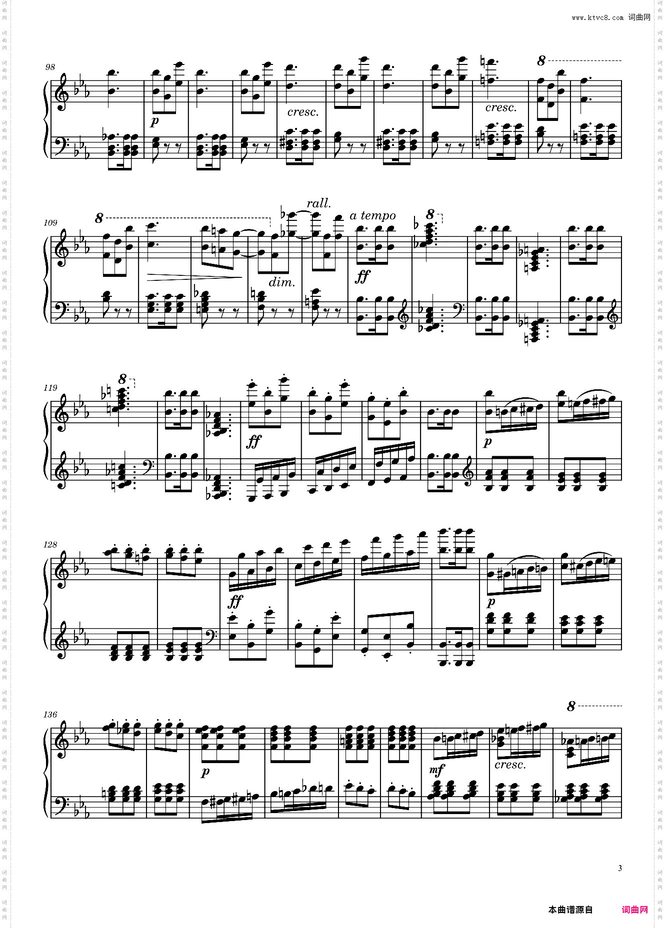 Une Improvisation Opus 12b No· 1 in E? Major – Alkan