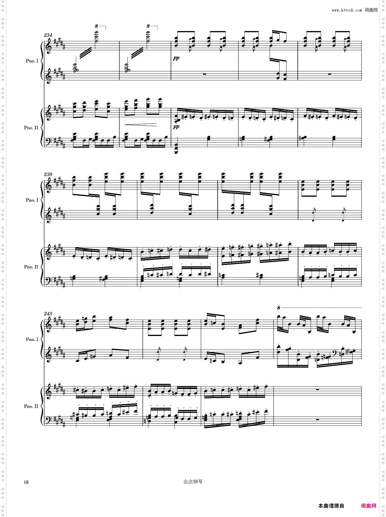 Dupré Fantaisie in B Minor 3rd Movement Arr· for 2 pianos