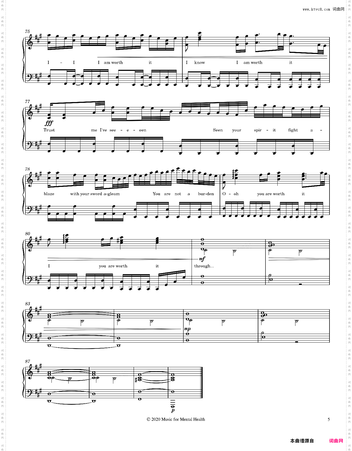 You Are Worth It-Music for Mental Health