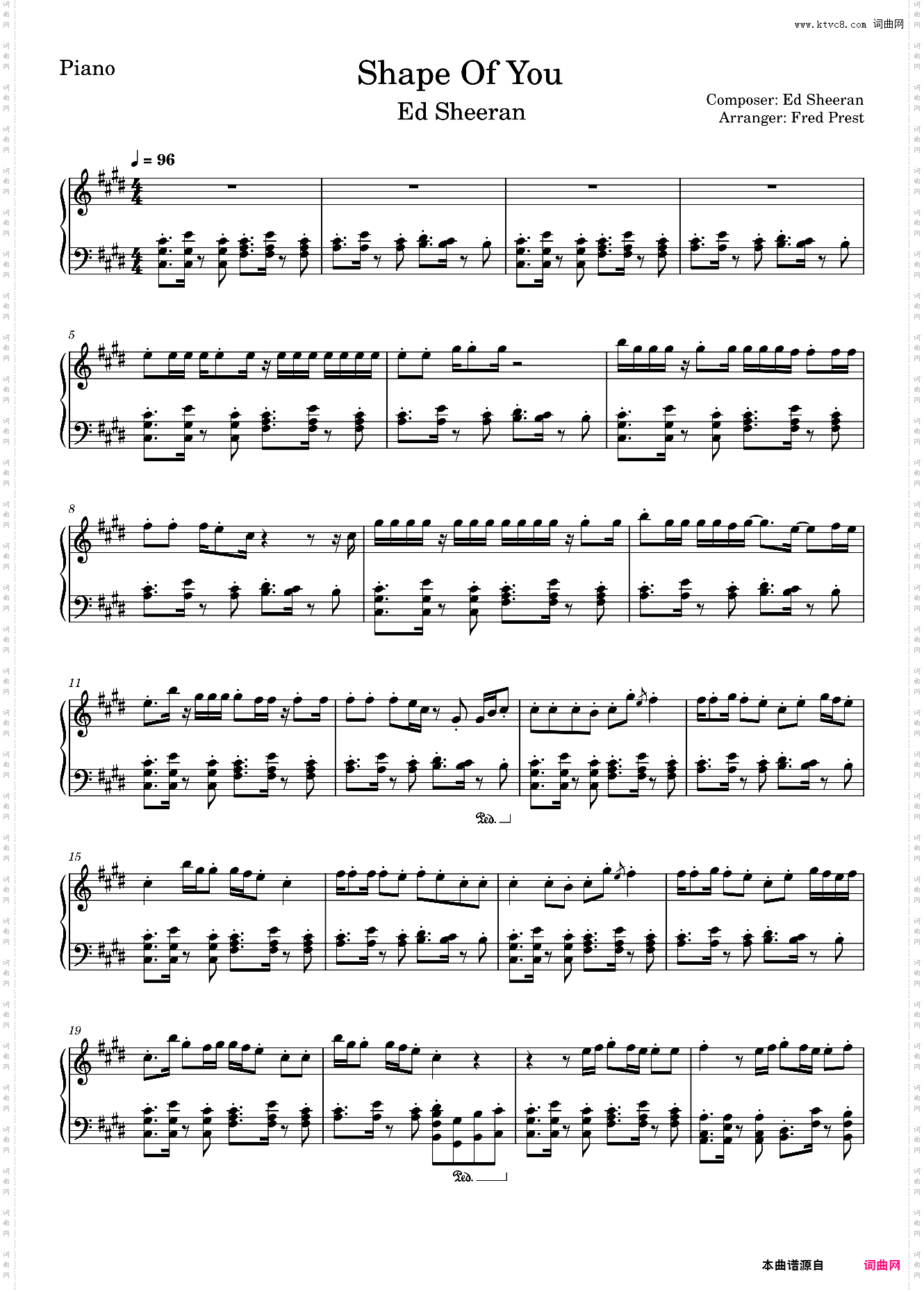 Ed Sheeran-Shape of You