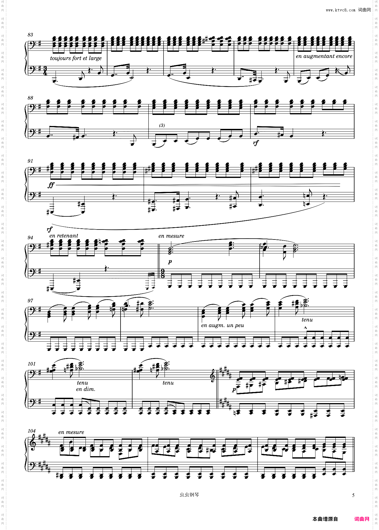 étude Opus 35 No· 11 in B Major