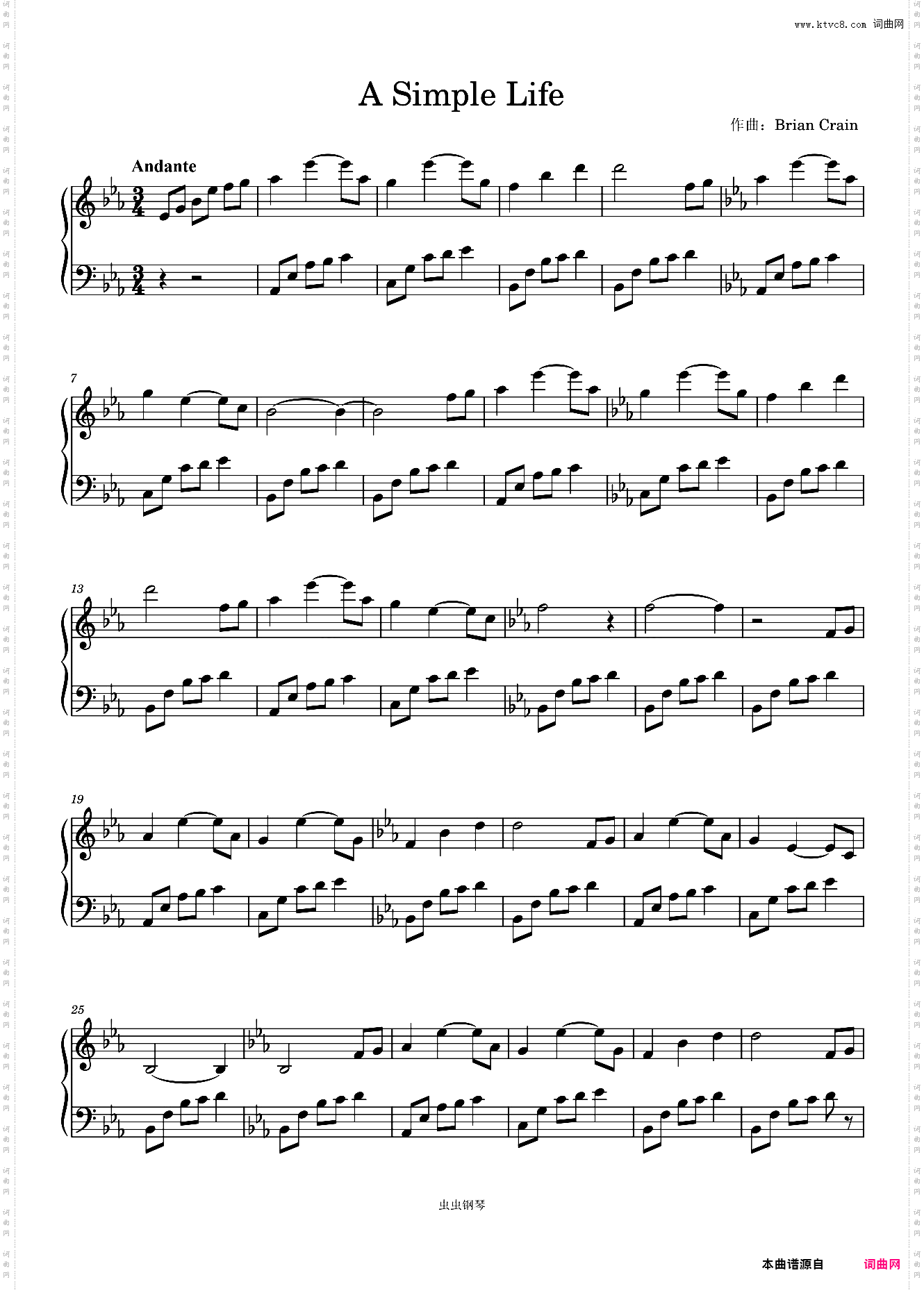 A Simple Life-Brian Crain