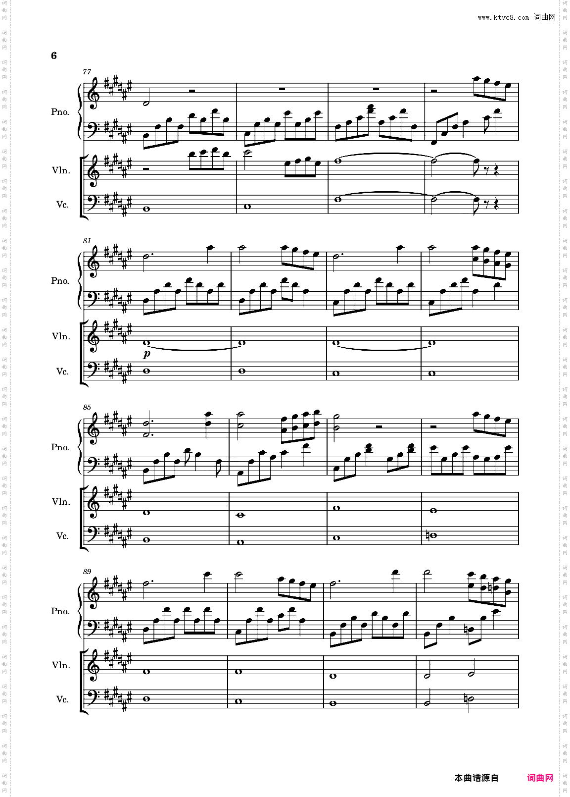 Sundial Dreams曲谱三种乐器