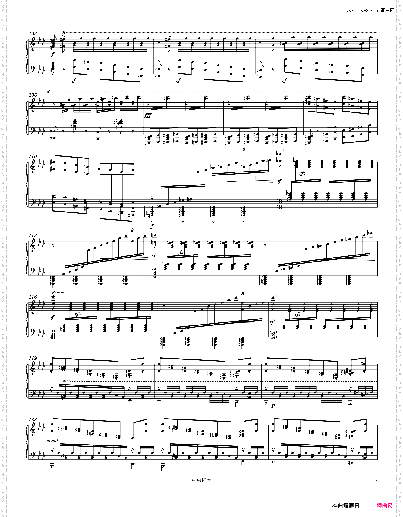 Beethoven Symphony No· 6 Pastoral 4th movement Piano solo