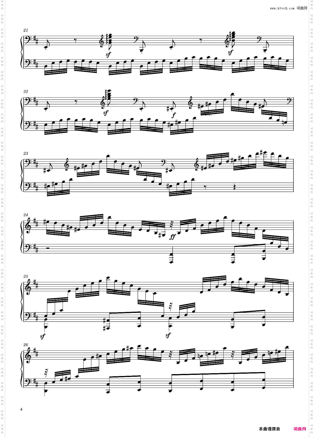 Prélude Opus 104a No· 2 in B Minor