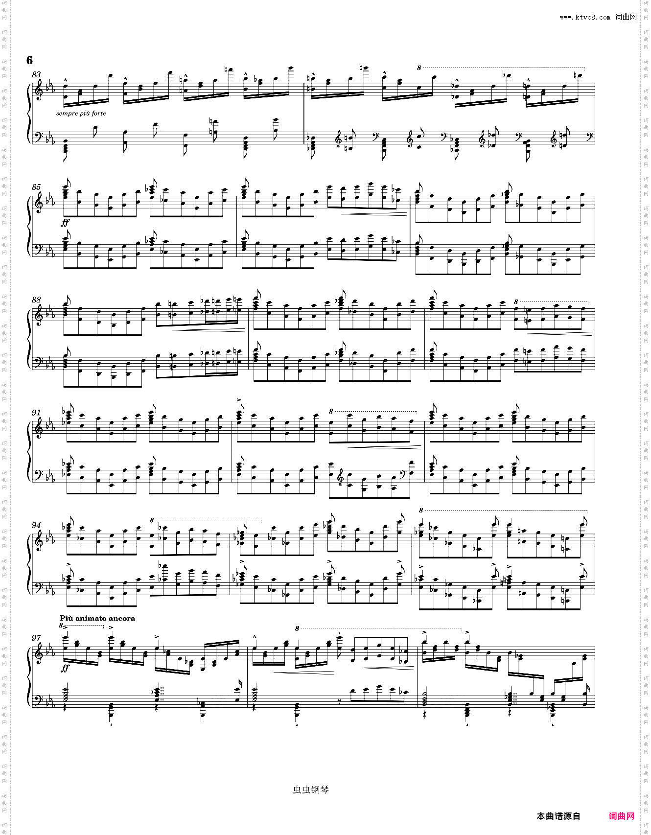 Liszt 12 Grandes études, S·137 No· 7