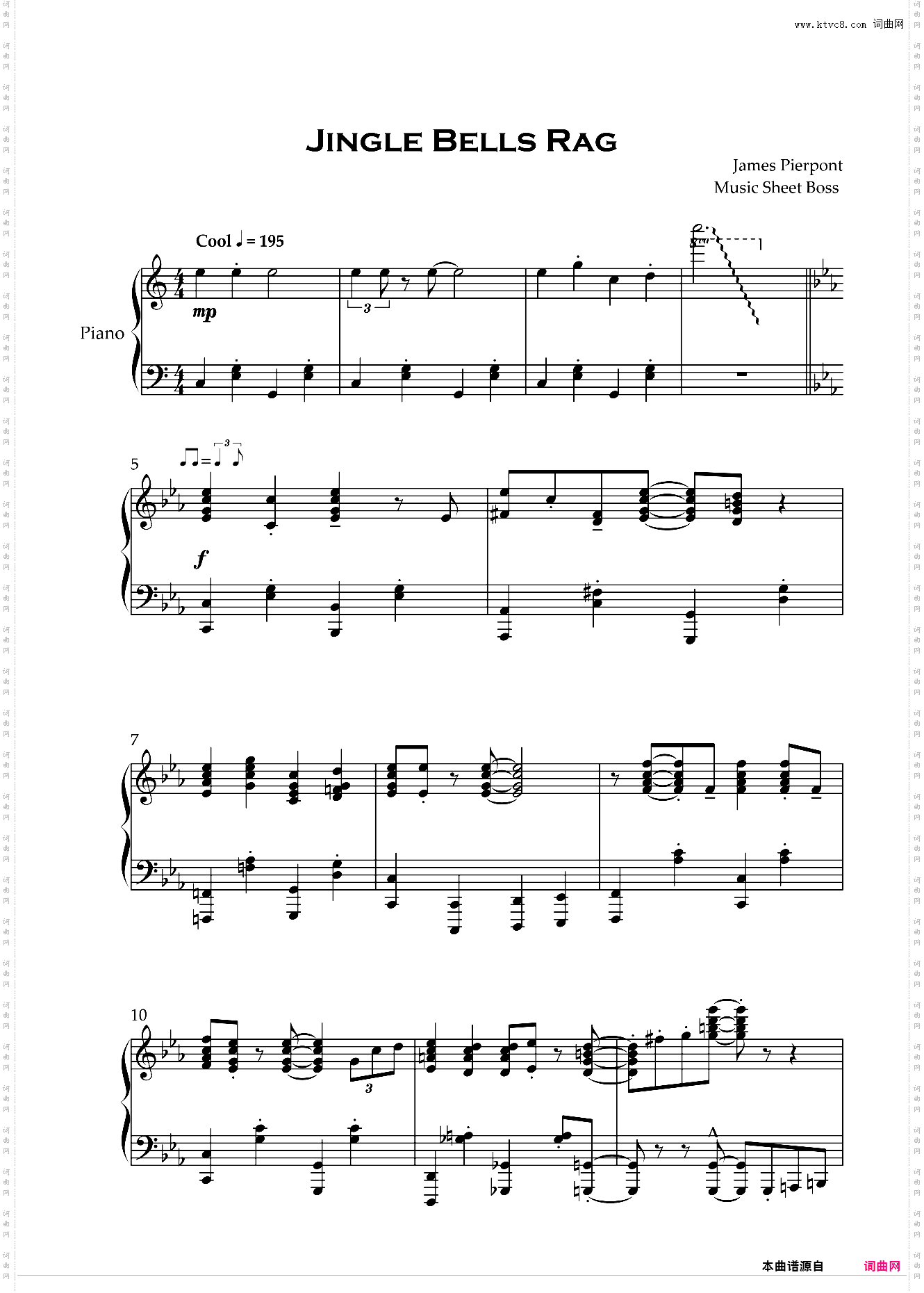 【小调爵士】铃儿响叮当