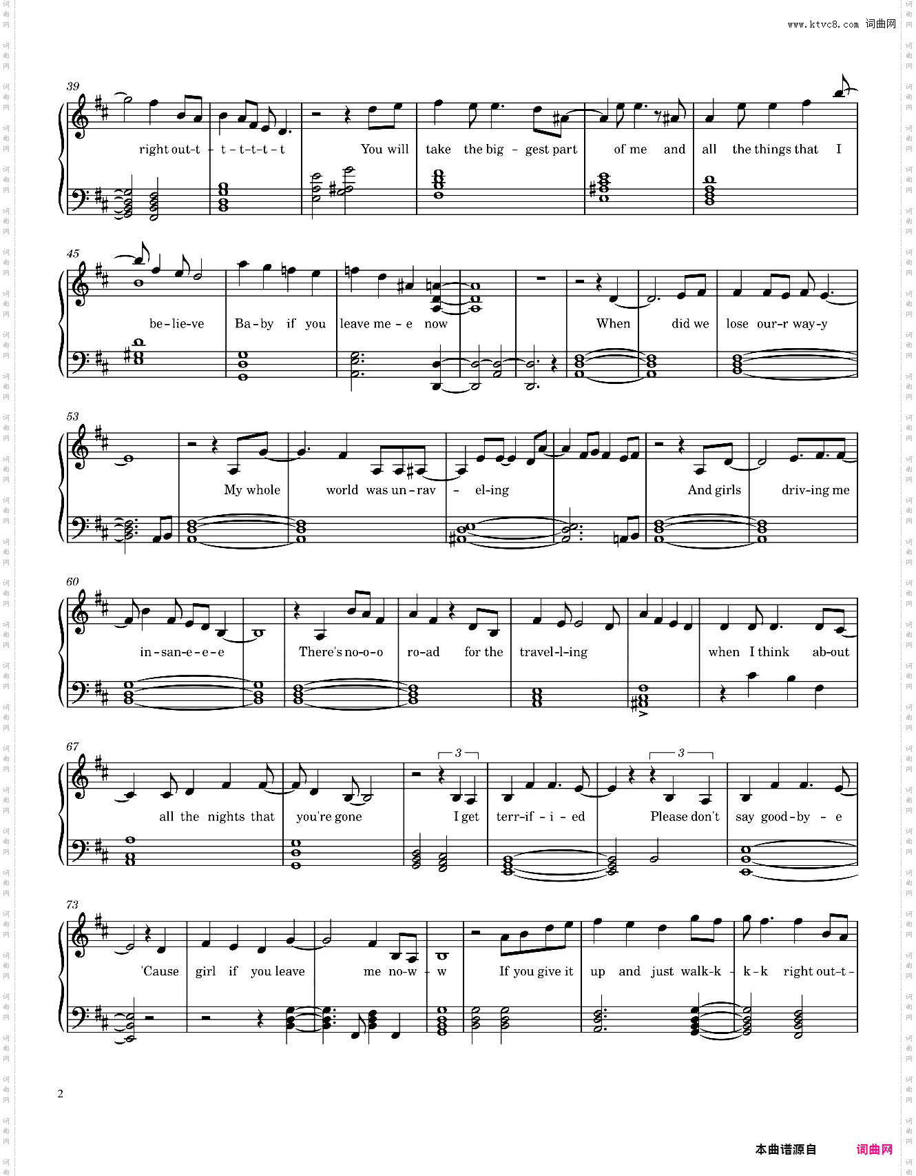 Charlie Puth-If You Leave Me Now