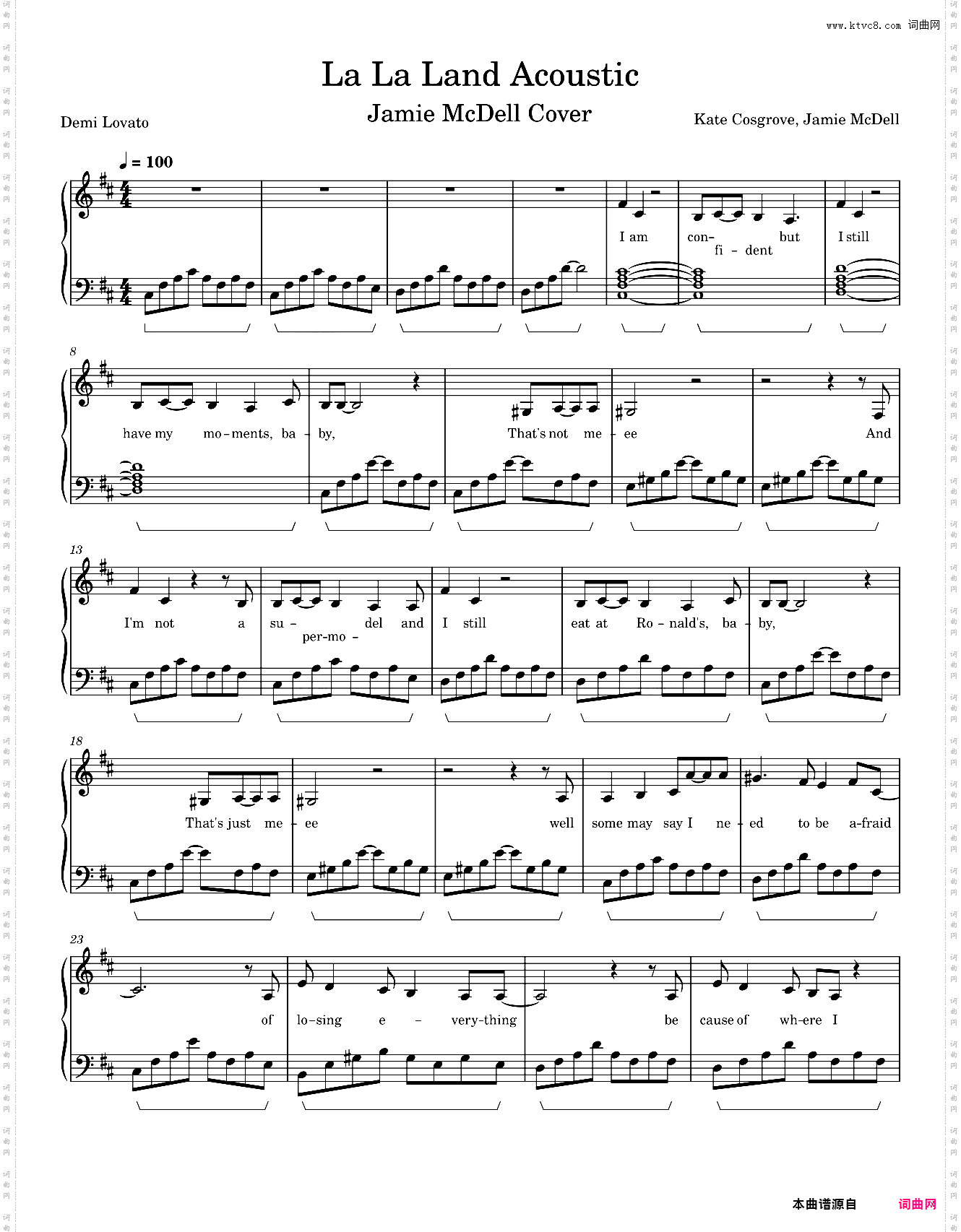 Demi Lovato-La La Land