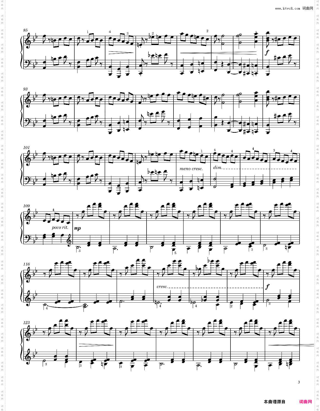 睡美人圆舞曲 Tchaikovsky - Waltz from The Sleeping Beauty Full Piano Solo *Deprecated*