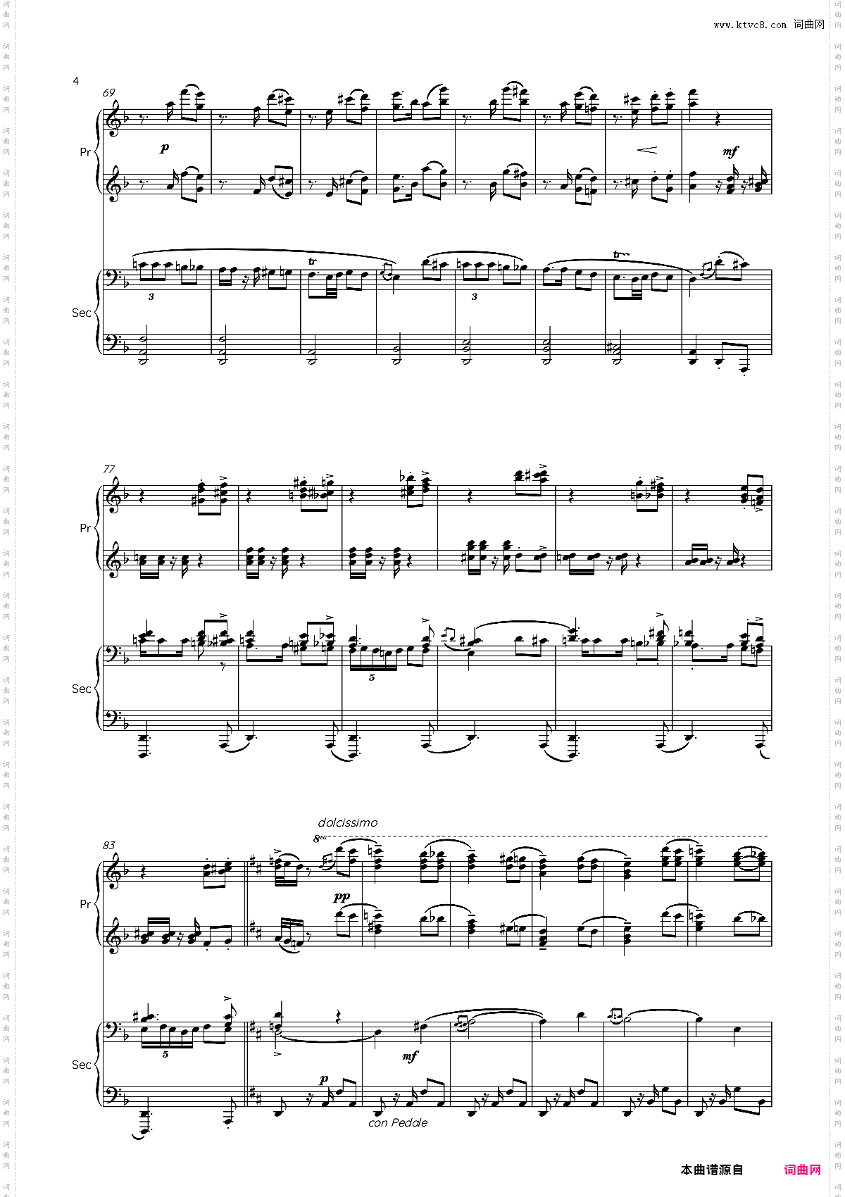 【四手联弹】哈巴涅拉