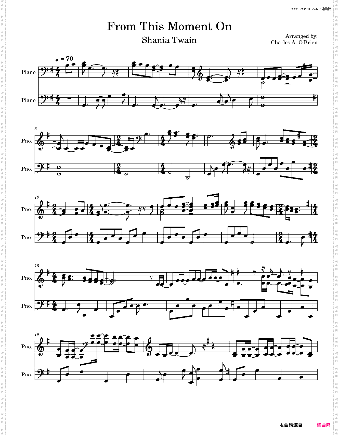 From This Moment On-Shania Twain