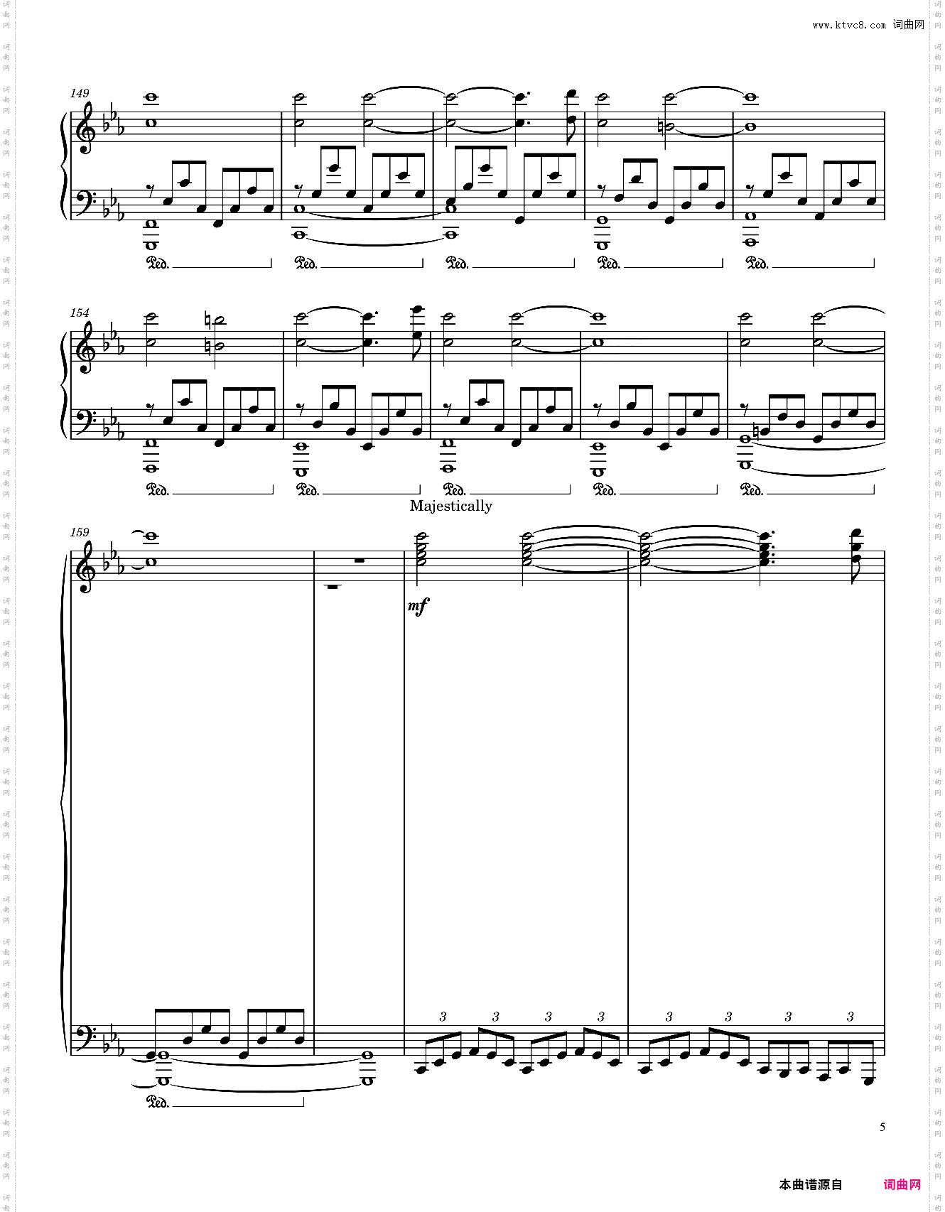 七神之光 Light of the Seven - Ramin Djawadi Complete Transcription