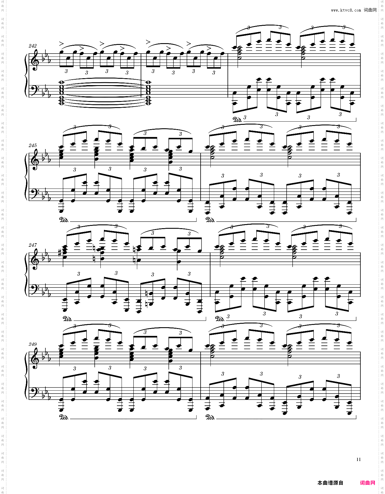 七神之光 Light of the Seven - Ramin Djawadi Complete Transcription