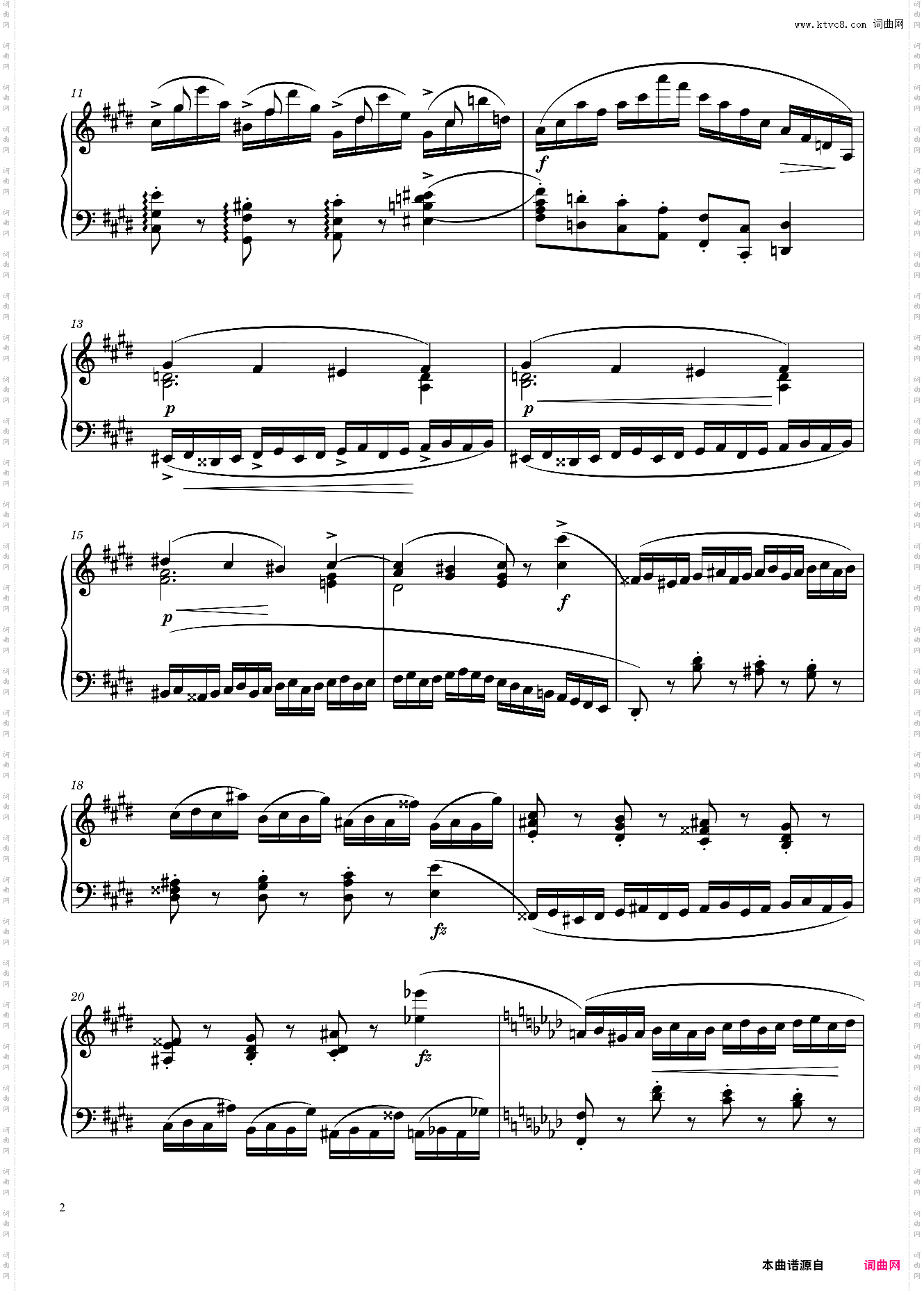 肖邦练习曲激流Chopin Etude Op· 10 No· 4 C MinorTorrent
