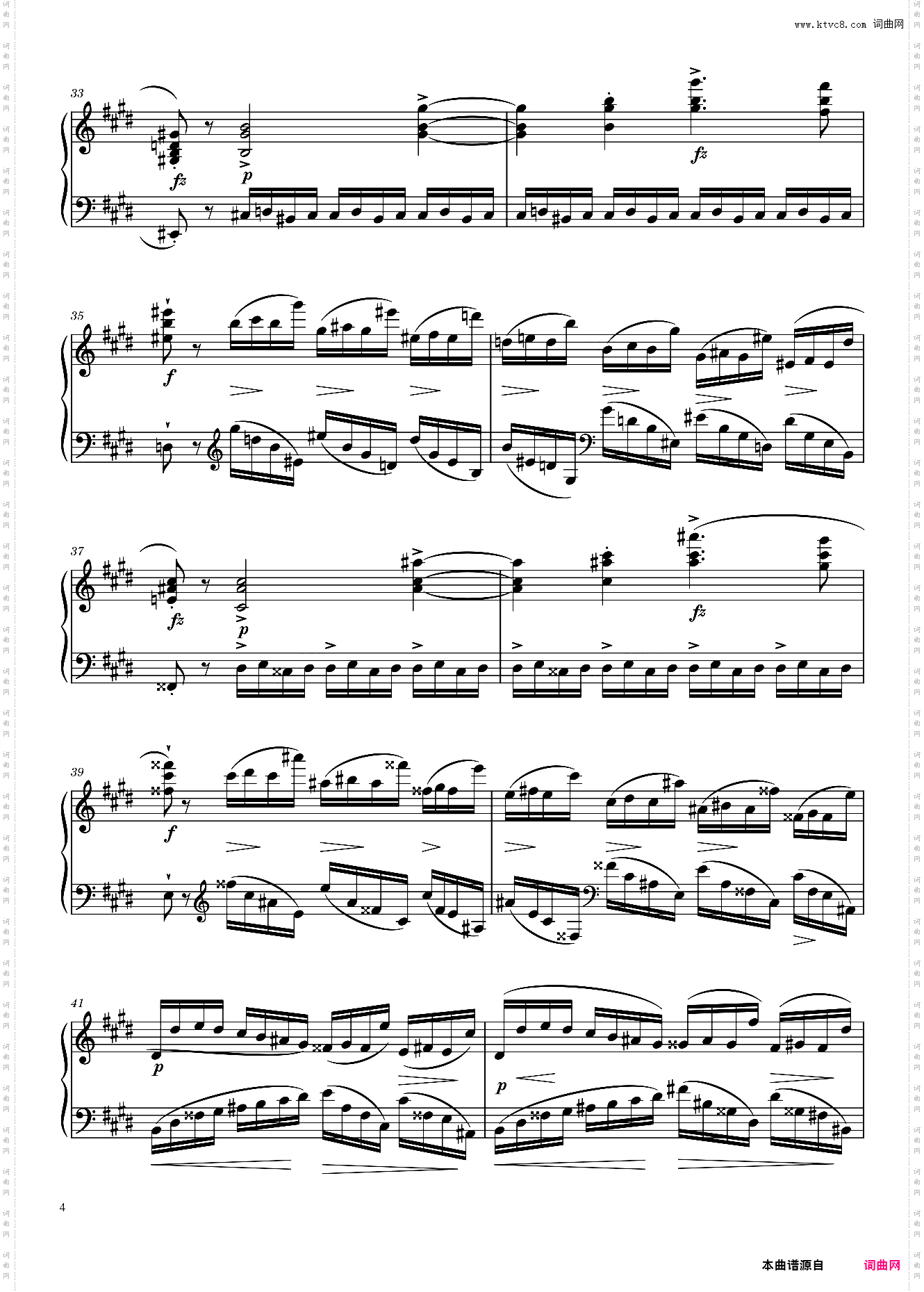 肖邦练习曲激流Chopin Etude Op· 10 No· 4 C MinorTorrent