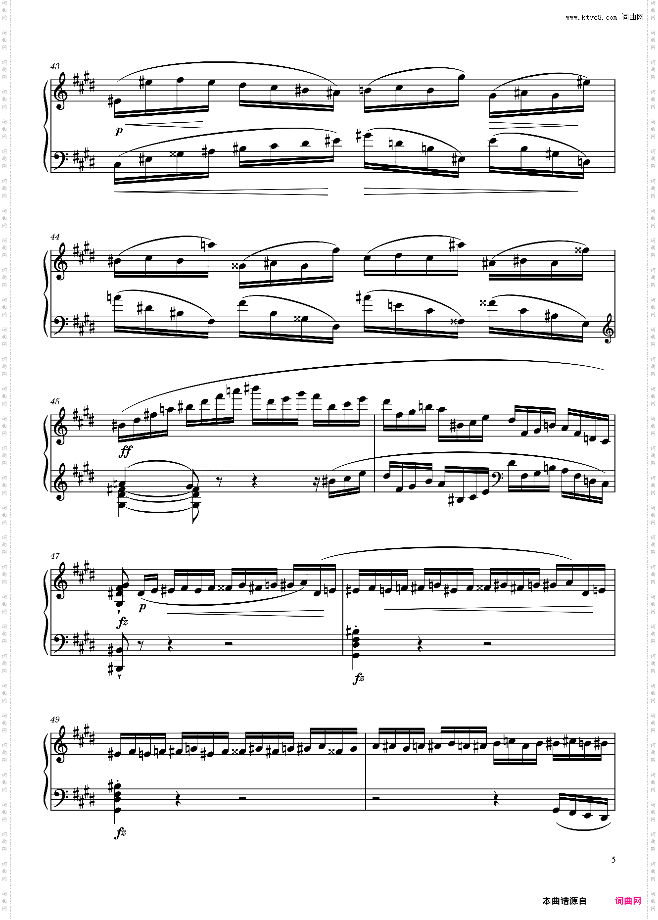 肖邦练习曲激流Chopin Etude Op· 10 No· 4 C MinorTorrent