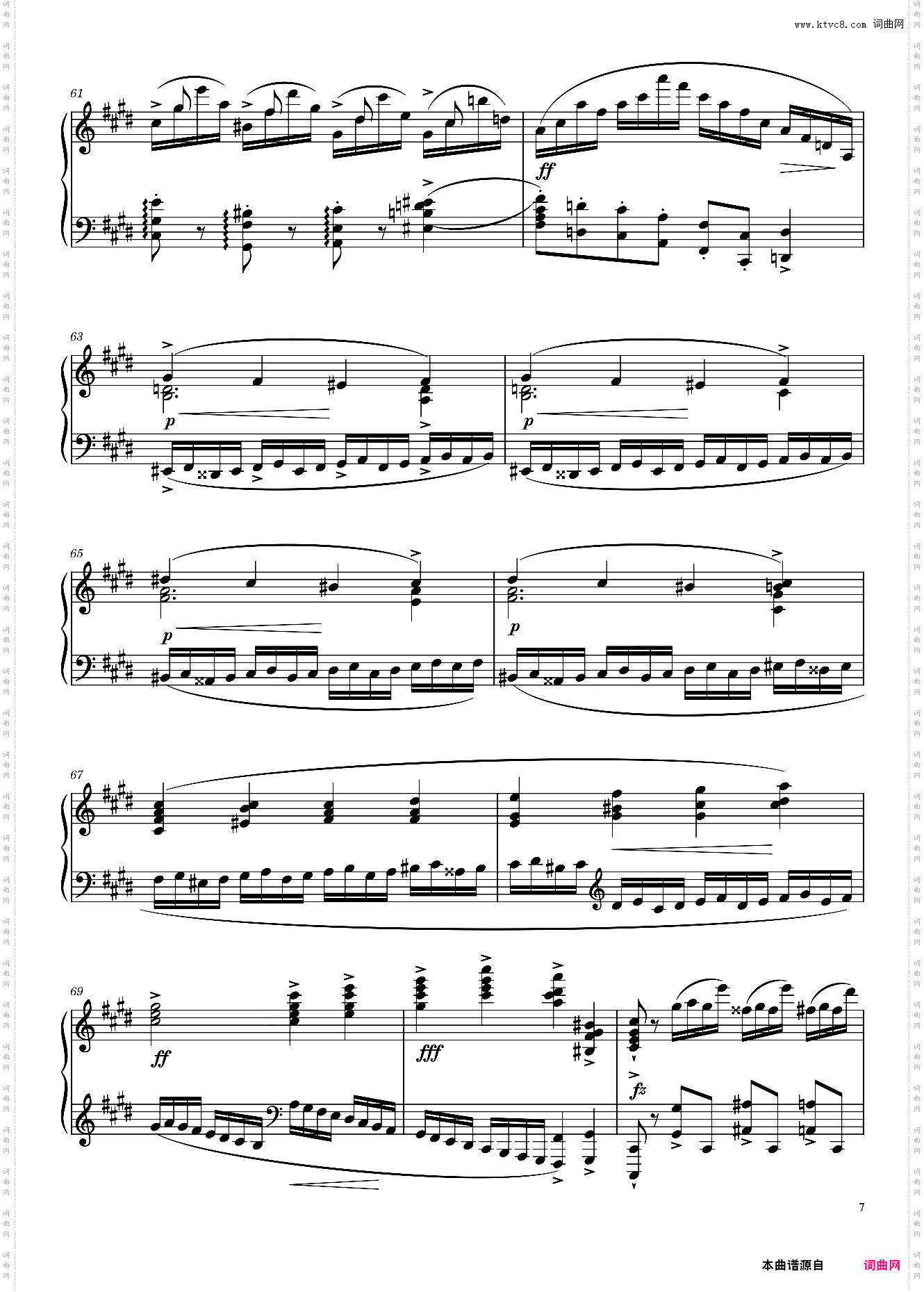 肖邦练习曲激流Chopin Etude Op· 10 No· 4 C MinorTorrent