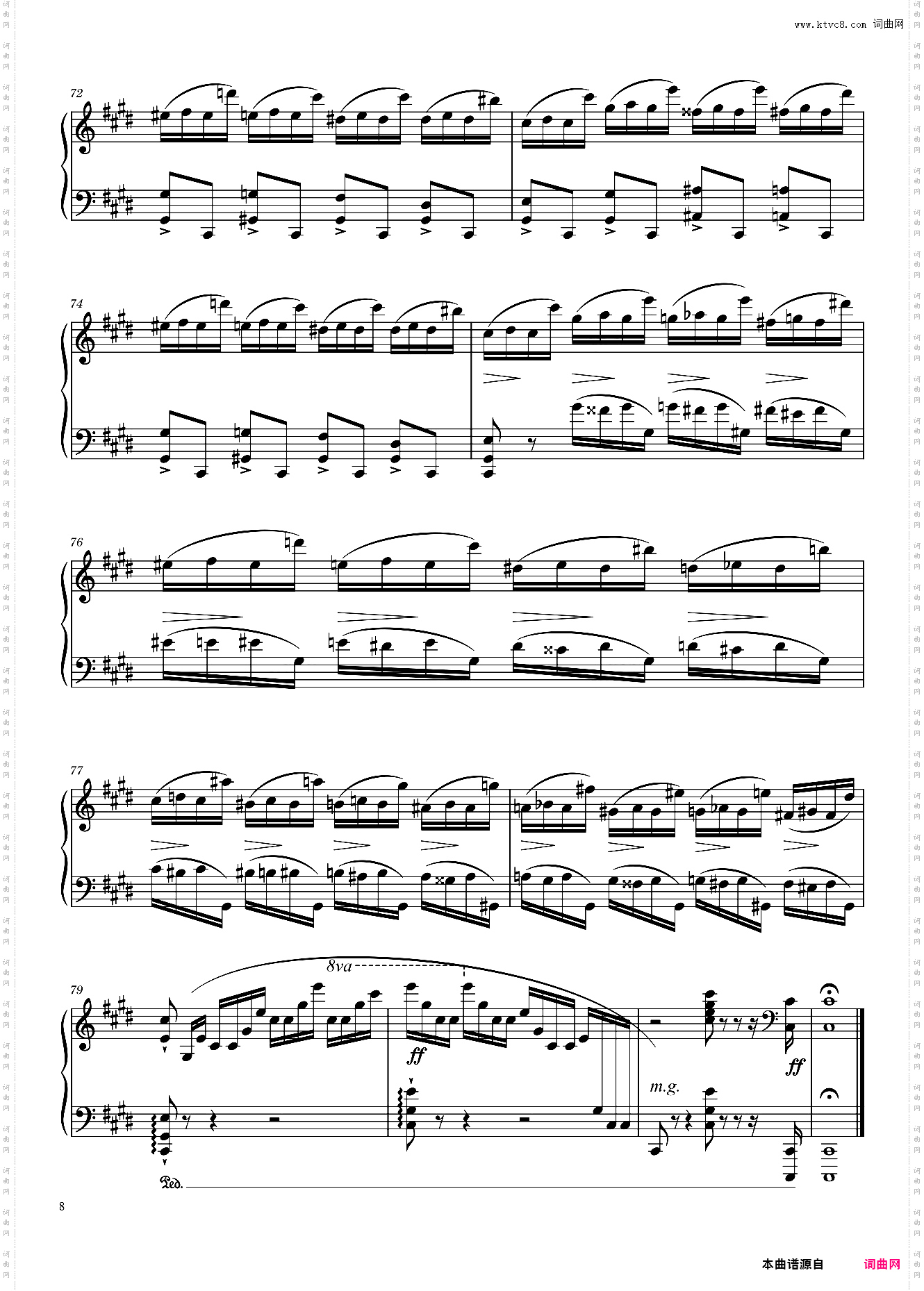 肖邦练习曲激流Chopin Etude Op· 10 No· 4 C MinorTorrent