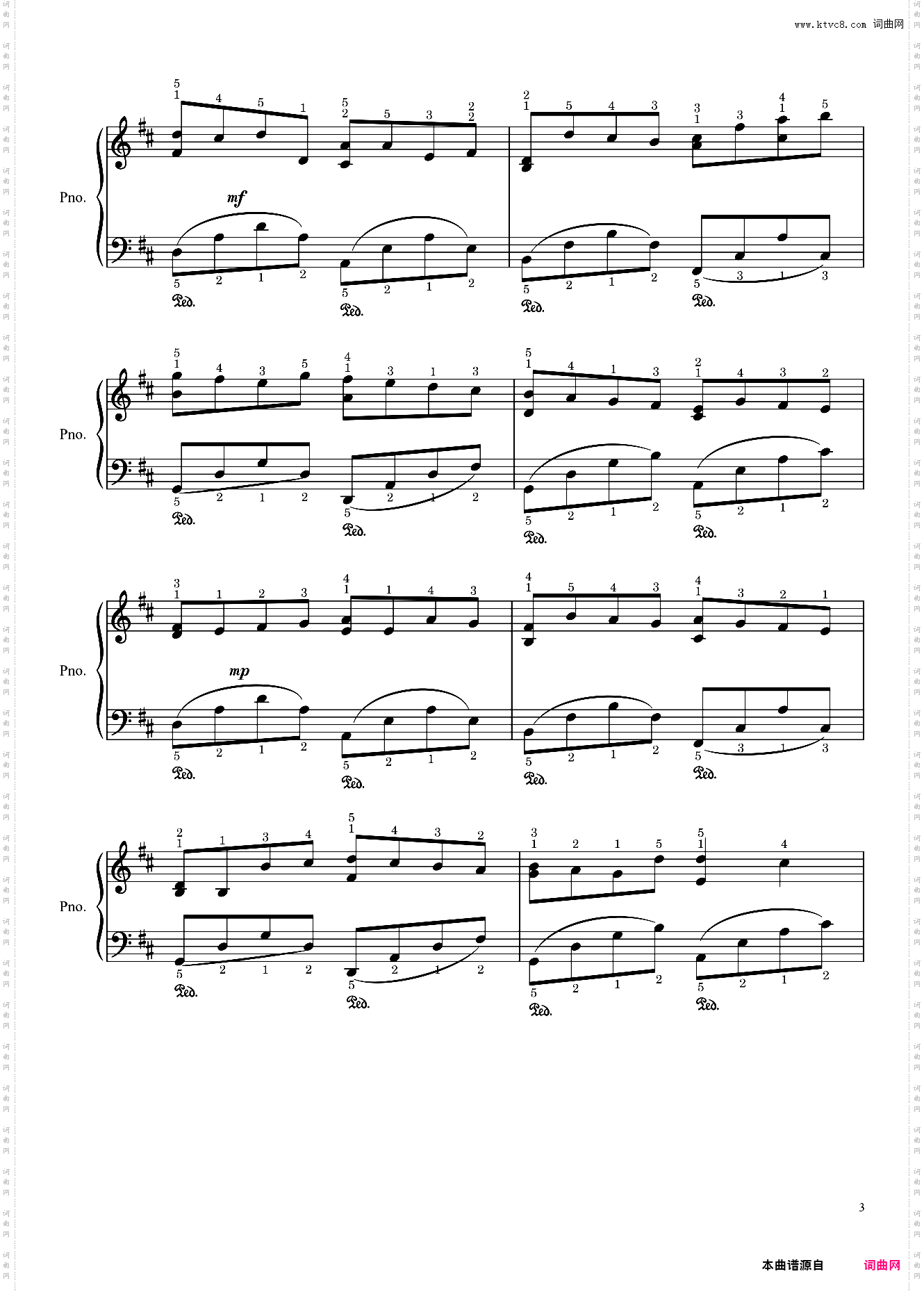 D大调卡农 Canon in D Pachebel· Piano Version by AC
