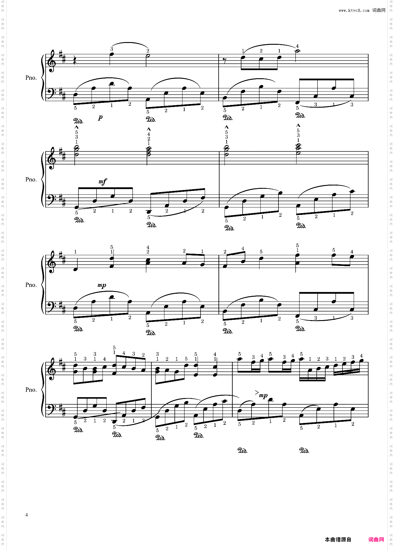 D大调卡农 Canon in D Pachebel· Piano Version by AC