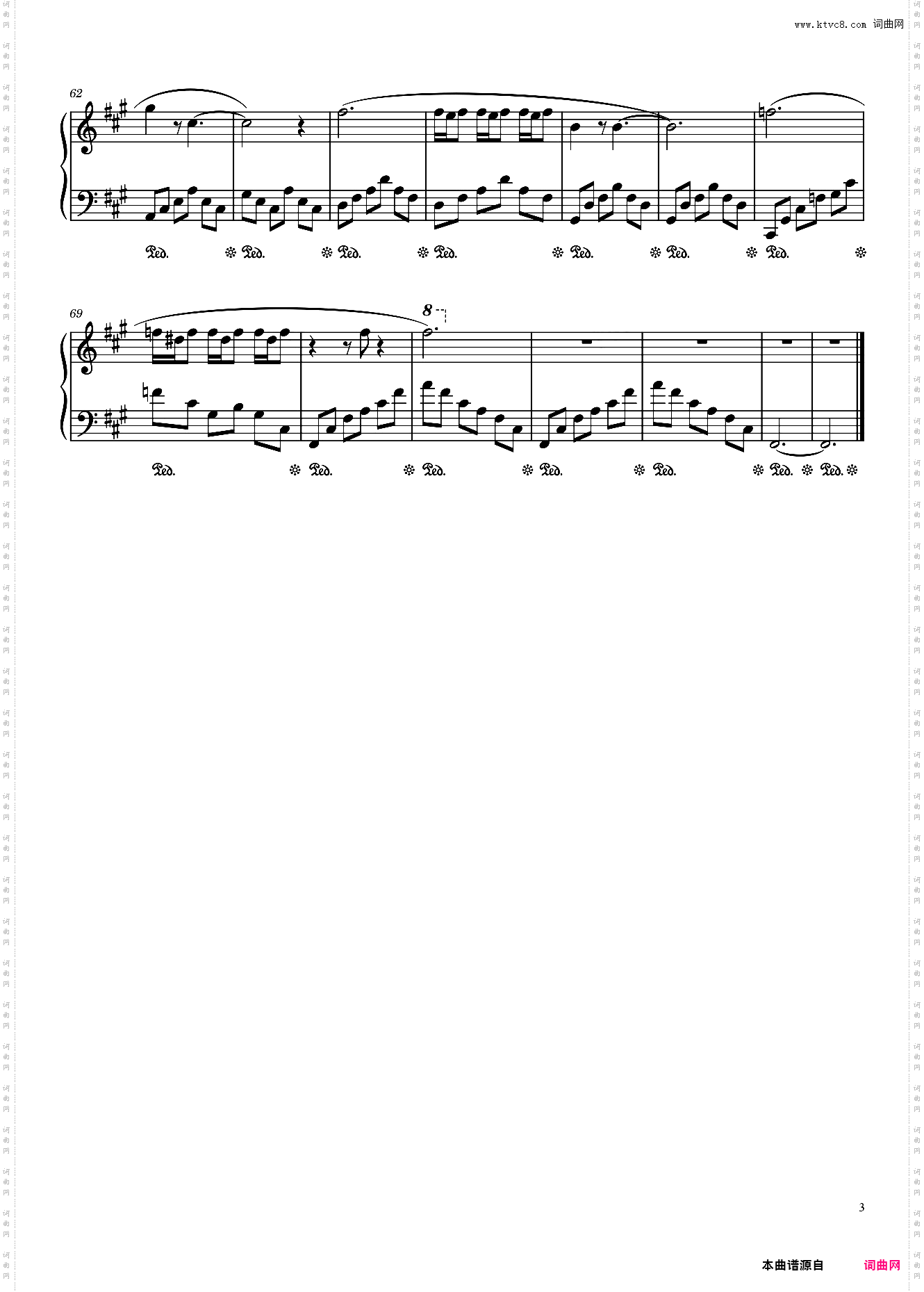 Chi mai-电影《Maddalena》主题曲 Ennio Morricone Chi Mai from Le Professionnel Easy Piano arr· by Free MusicKey