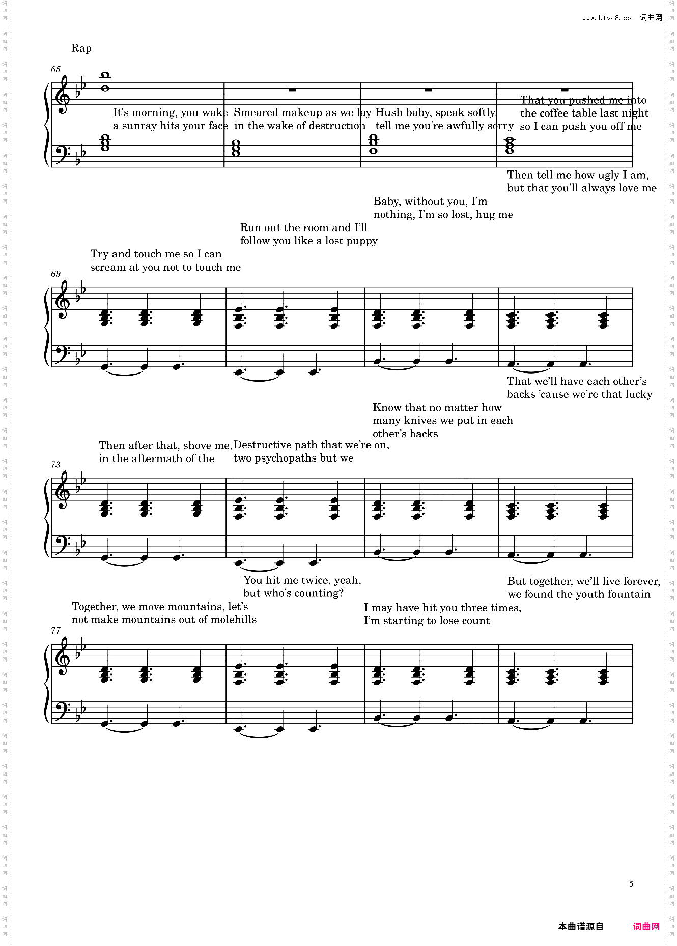 Love The Way You Lie-Rihanna/Eminem