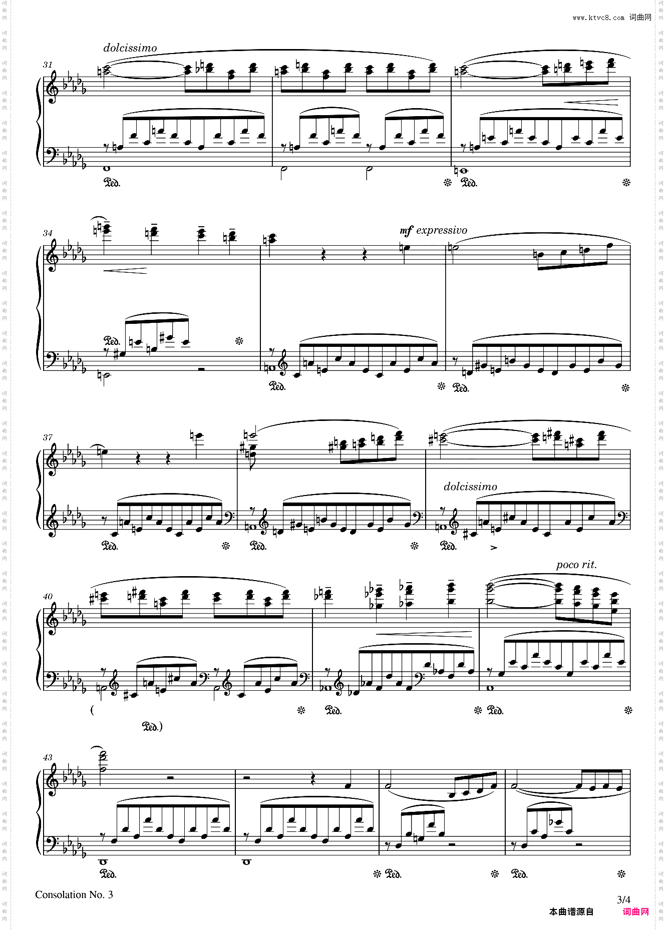 Consolation No· 3 in D Flat Major, S 172 – Franz Liszt