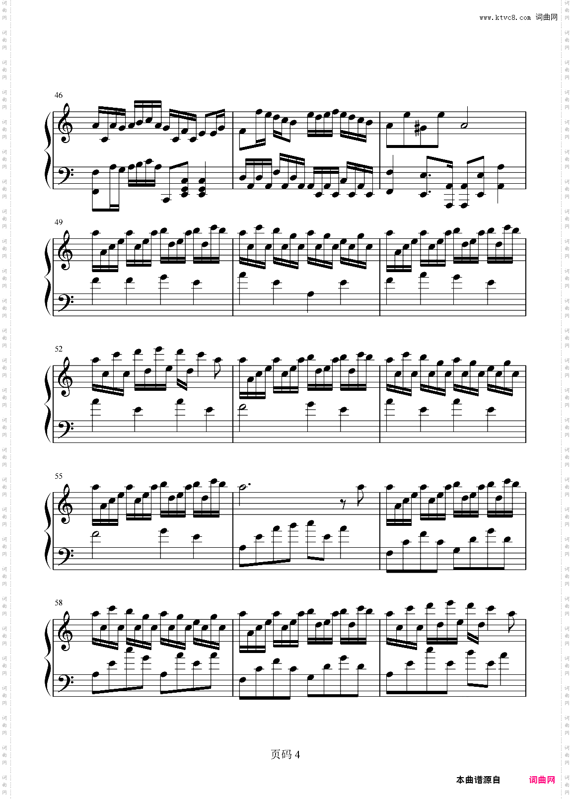 原版不私藏C调-花之舞Flower Dance