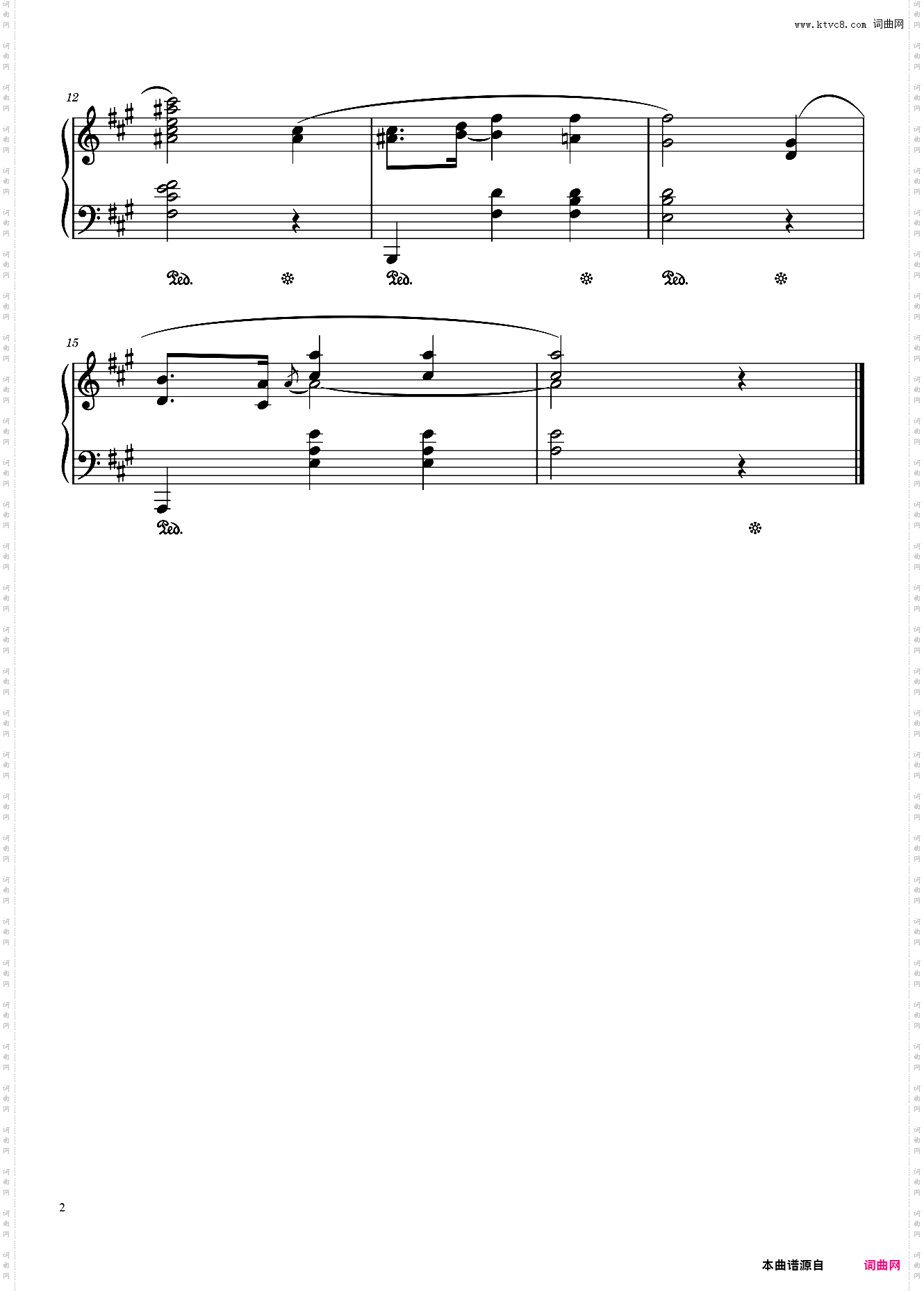 肖邦 A大调前奏曲 Prélude Opus 28 No· 7 in A Major – Chopin