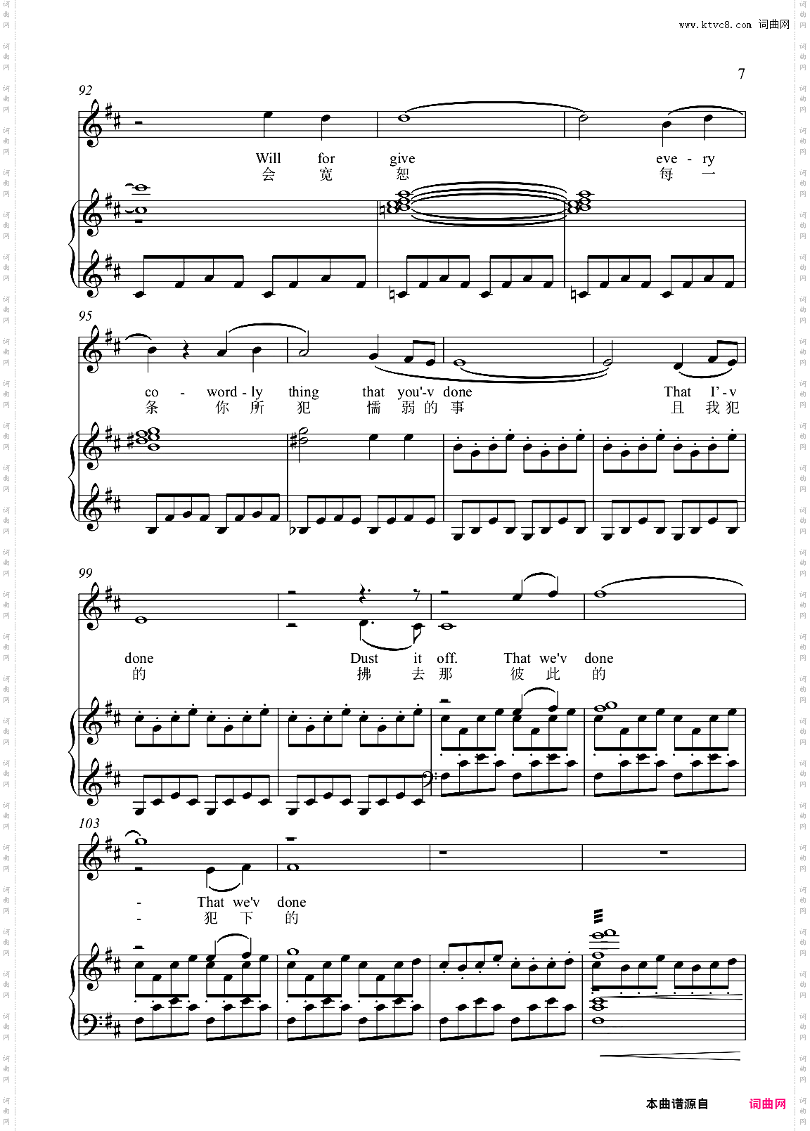 Dust It Off 不完全扒谱