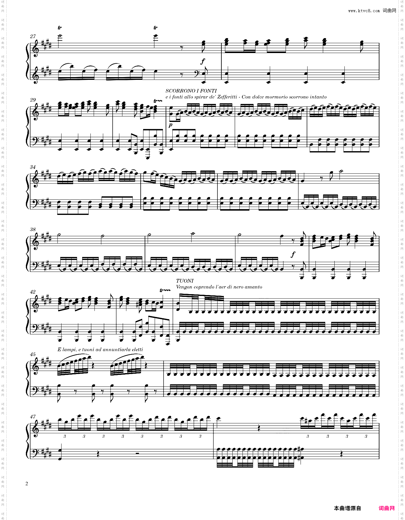 维瓦尔第-四季 春The Four Seasons Complete Piano Transcription