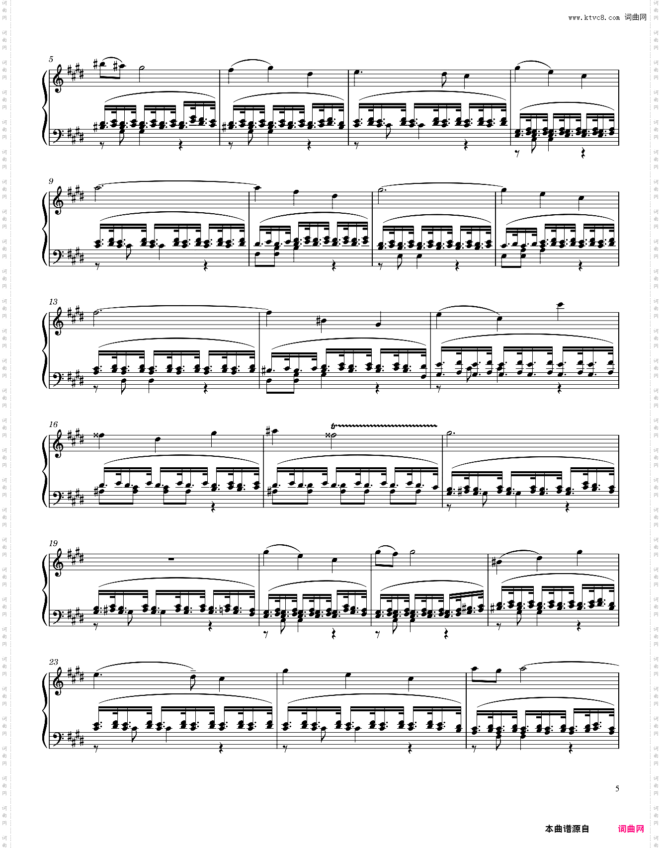 维瓦尔第-四季 春The Four Seasons Complete Piano Transcription