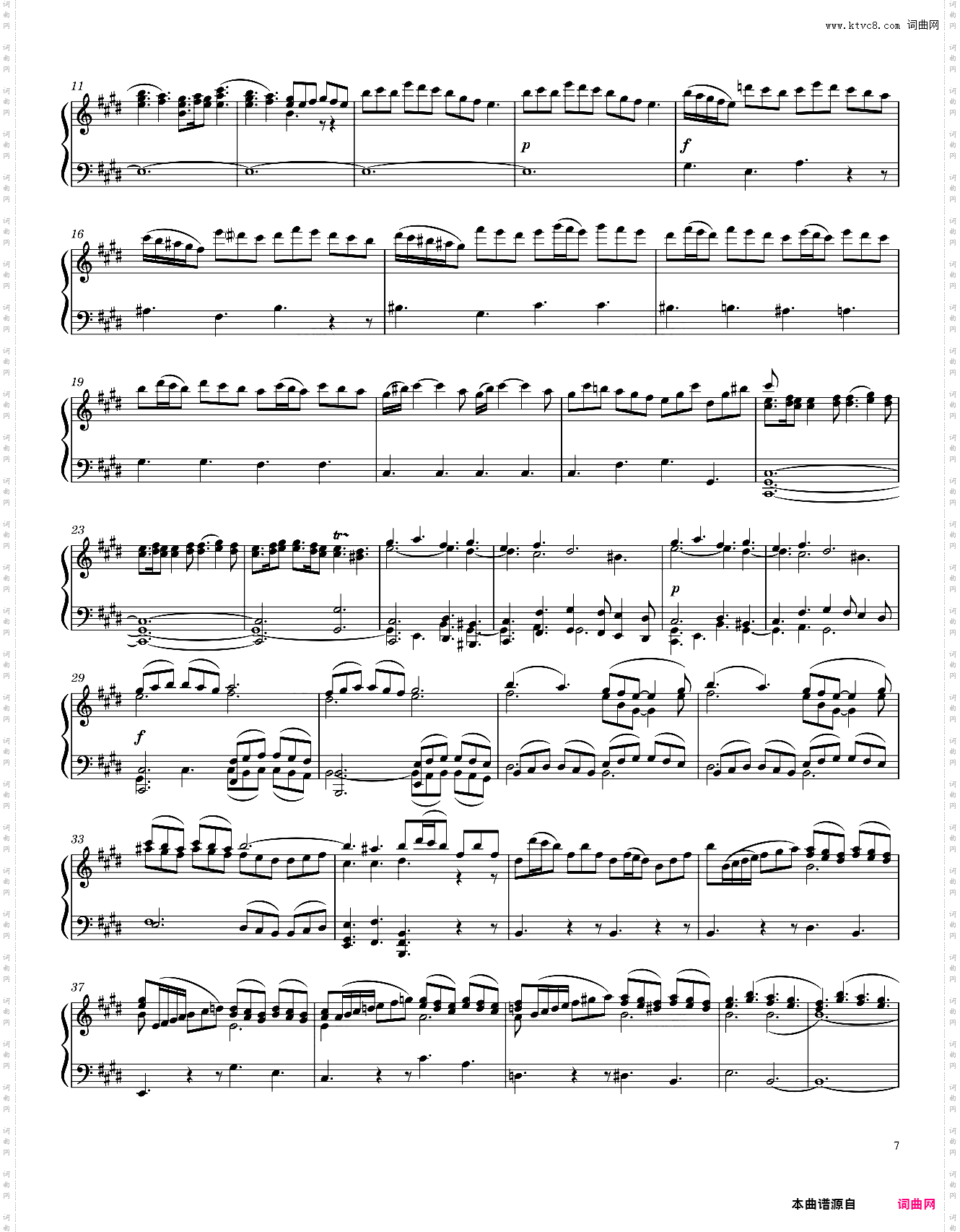 维瓦尔第-四季 春The Four Seasons Complete Piano Transcription