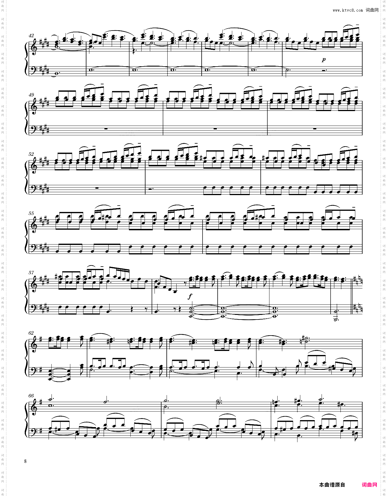 维瓦尔第-四季 春The Four Seasons Complete Piano Transcription