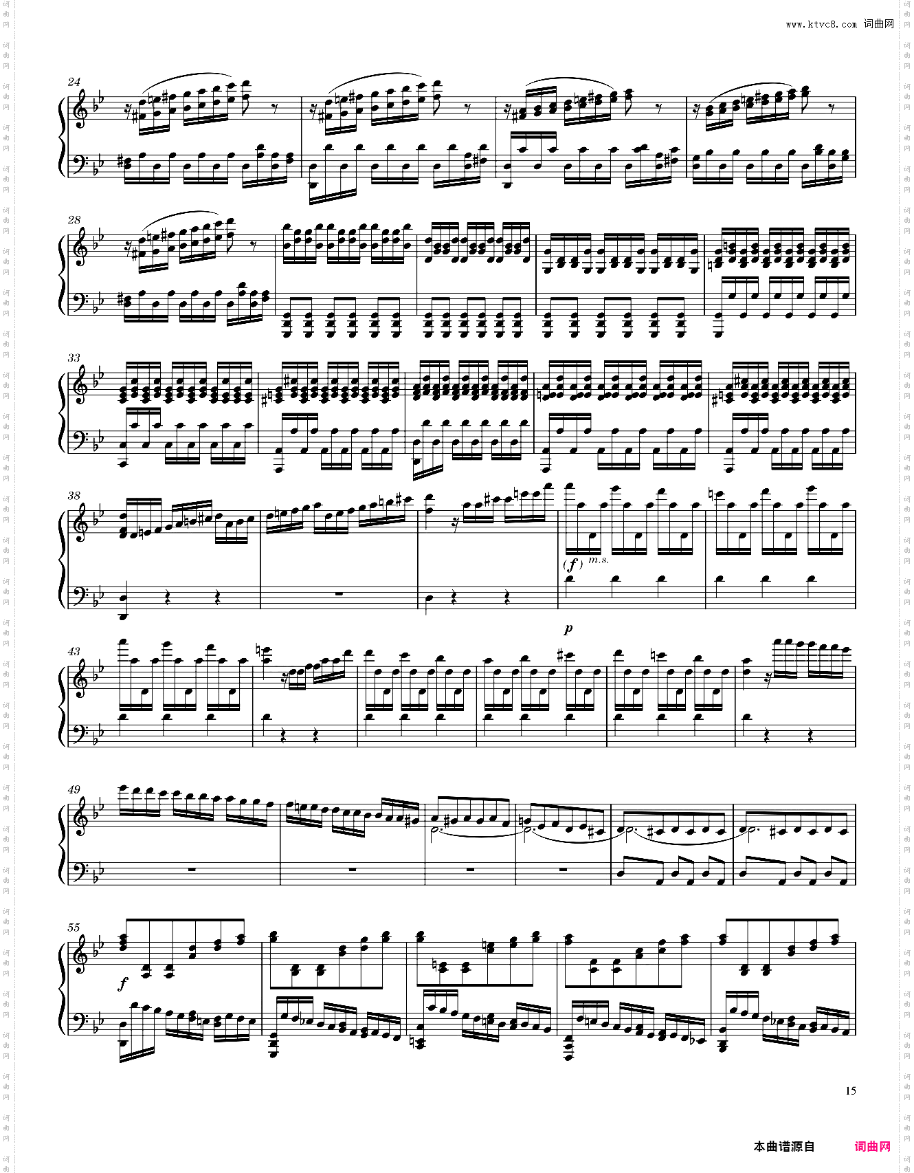 维瓦尔第-四季 春The Four Seasons Complete Piano Transcription
