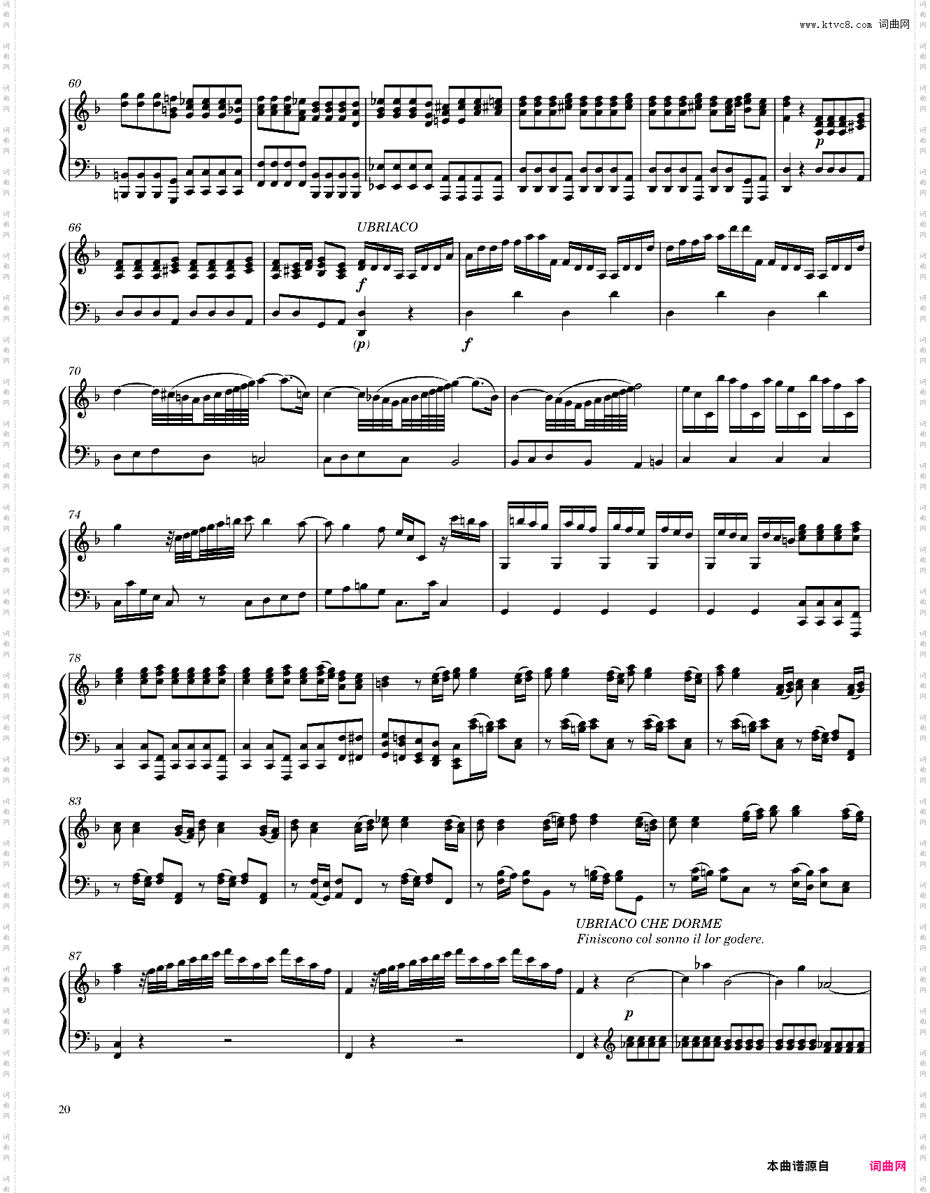 维瓦尔第-四季 春The Four Seasons Complete Piano Transcription
