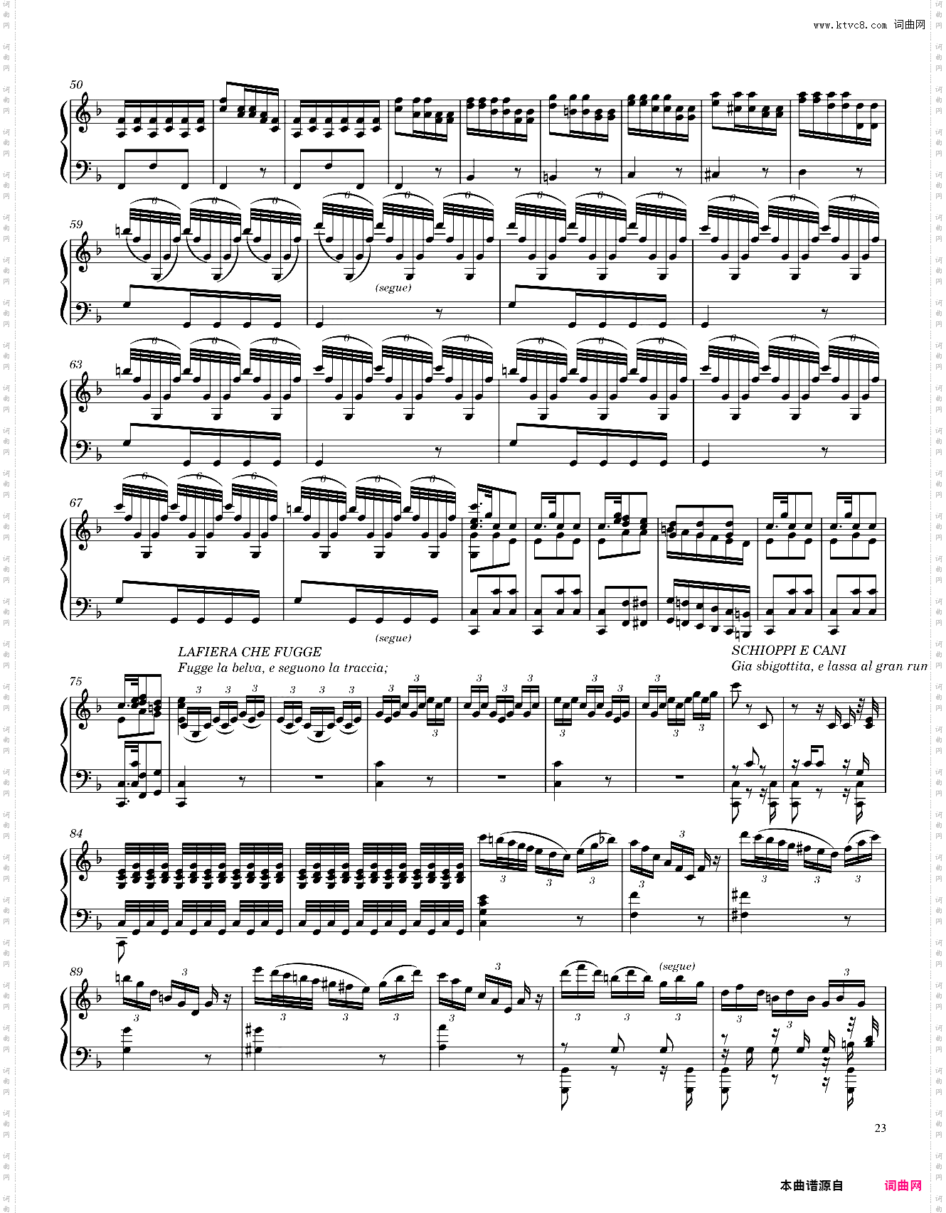 维瓦尔第-四季 春The Four Seasons Complete Piano Transcription
