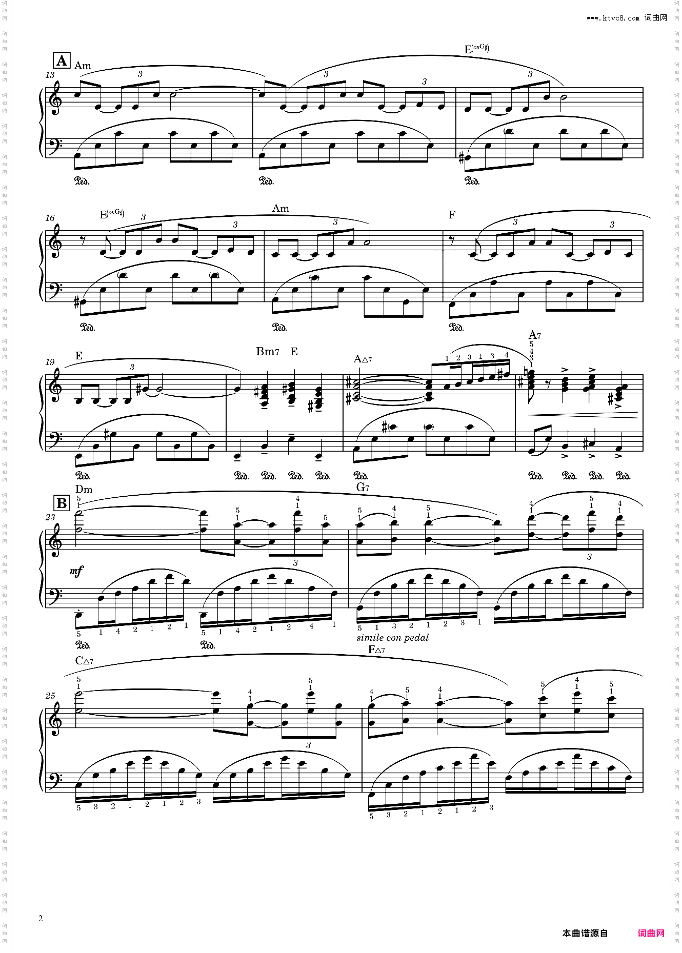 爱的故事 Love Story -Richard Clayderman-