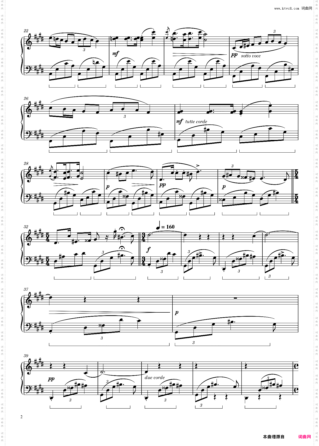升c小调夜曲 Chopin - Nocturne No· 20 in C Sharp Minor, Op· posth