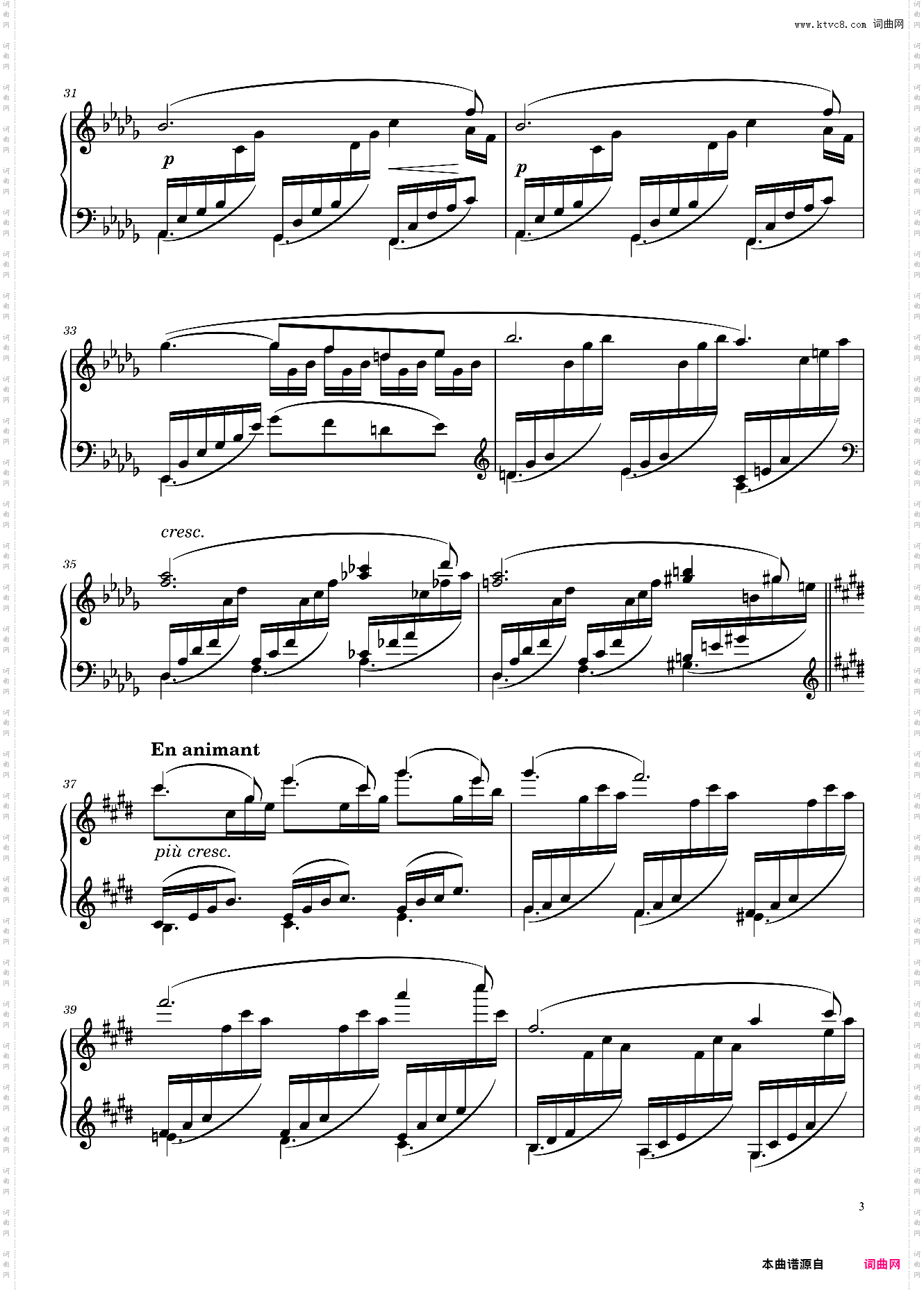 德彪西 Clair de Lune – Debussy