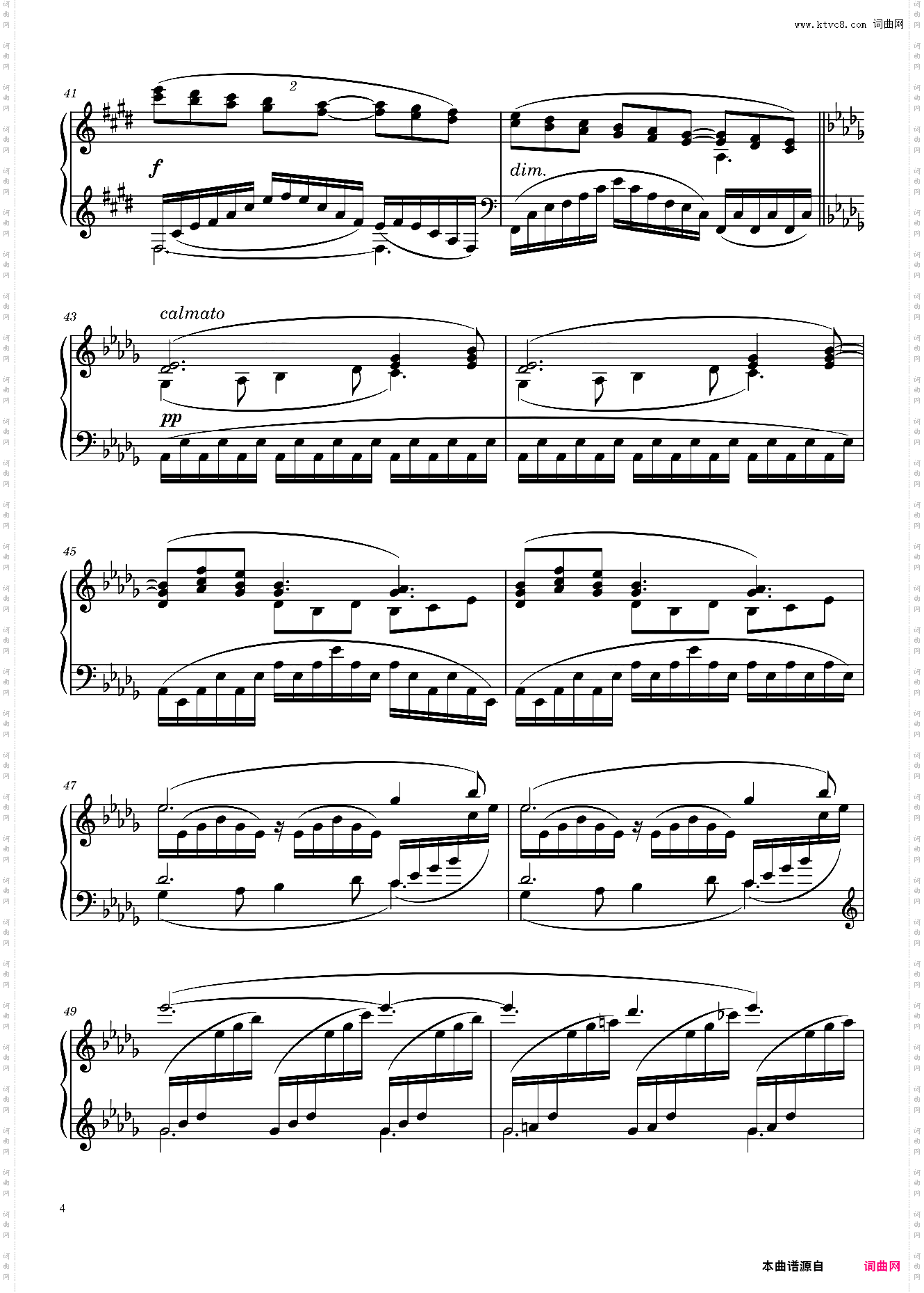 德彪西 Clair de Lune – Debussy