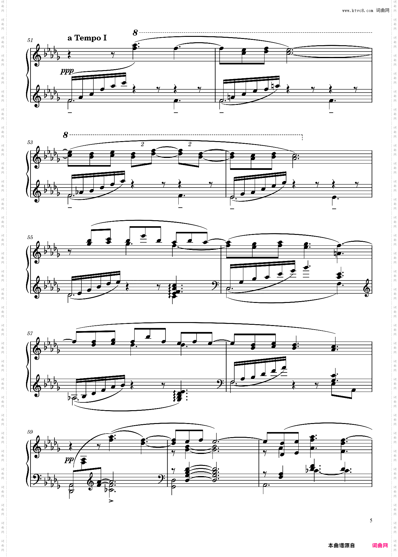 德彪西 Clair de Lune – Debussy