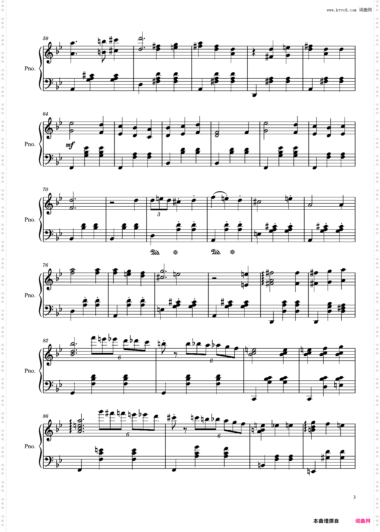 哈尔的移动城堡 人生的旋转木马 钢琴