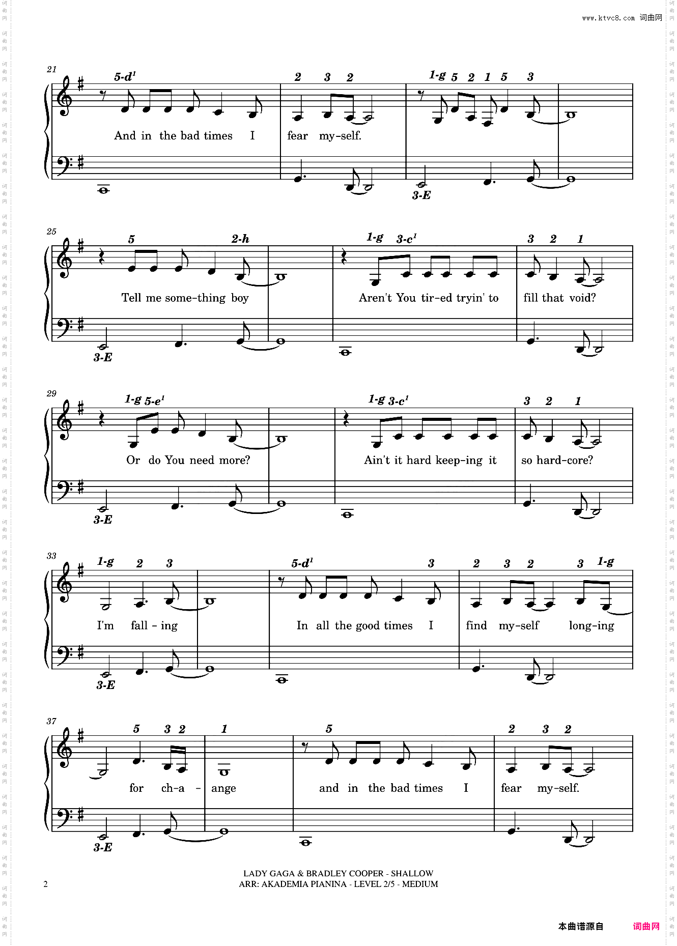 Shallow-Lady Gaga-一个明星的诞生 电影歌曲