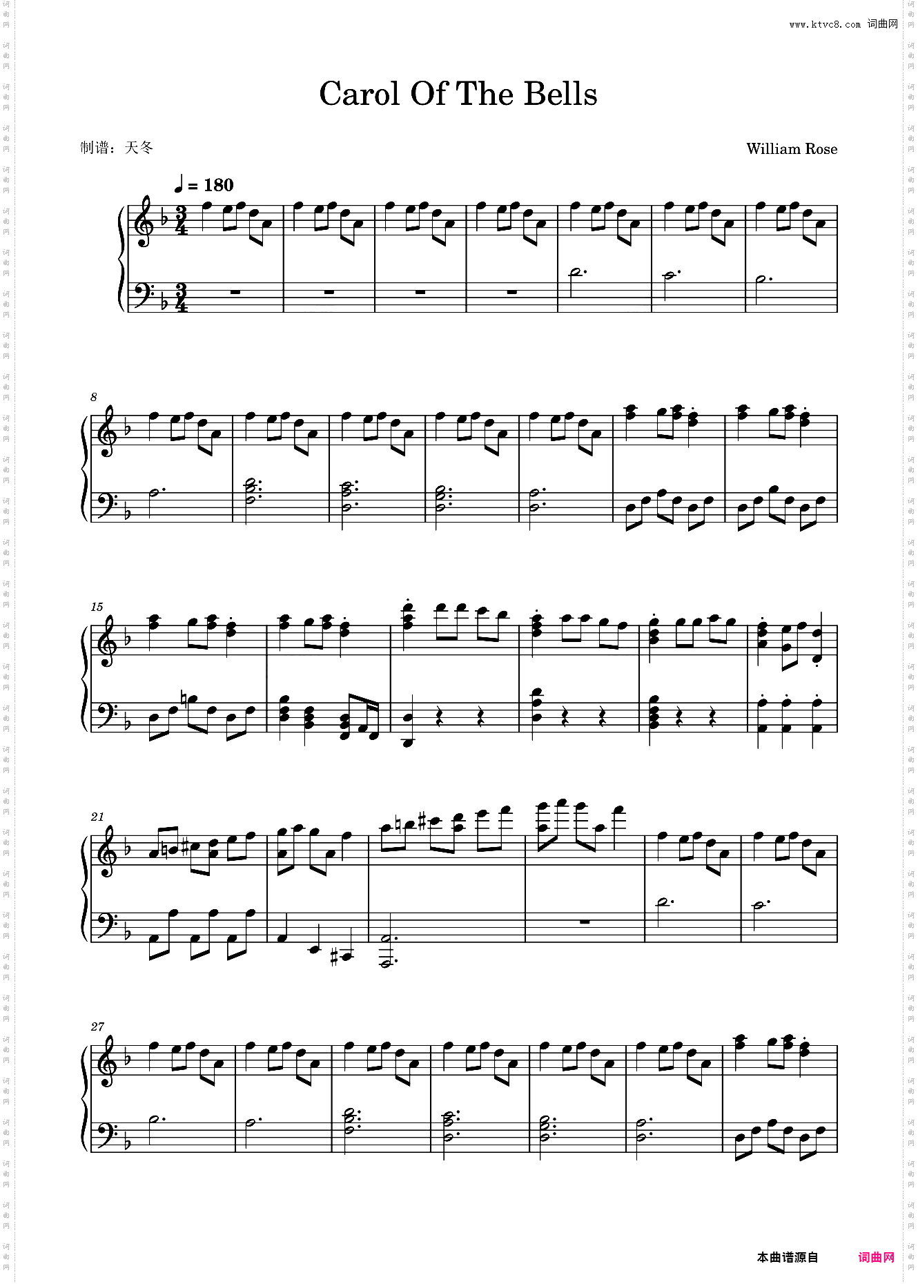 Carol Of The Bells