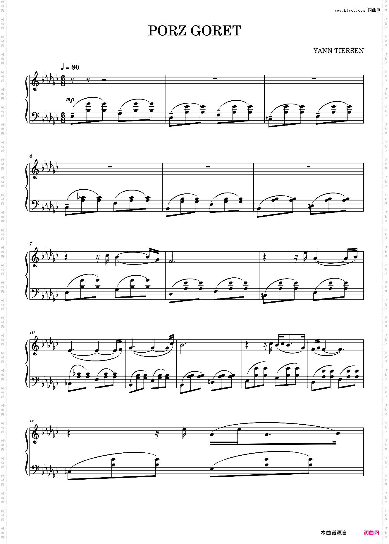 Porz Goret-Yann Tiersen