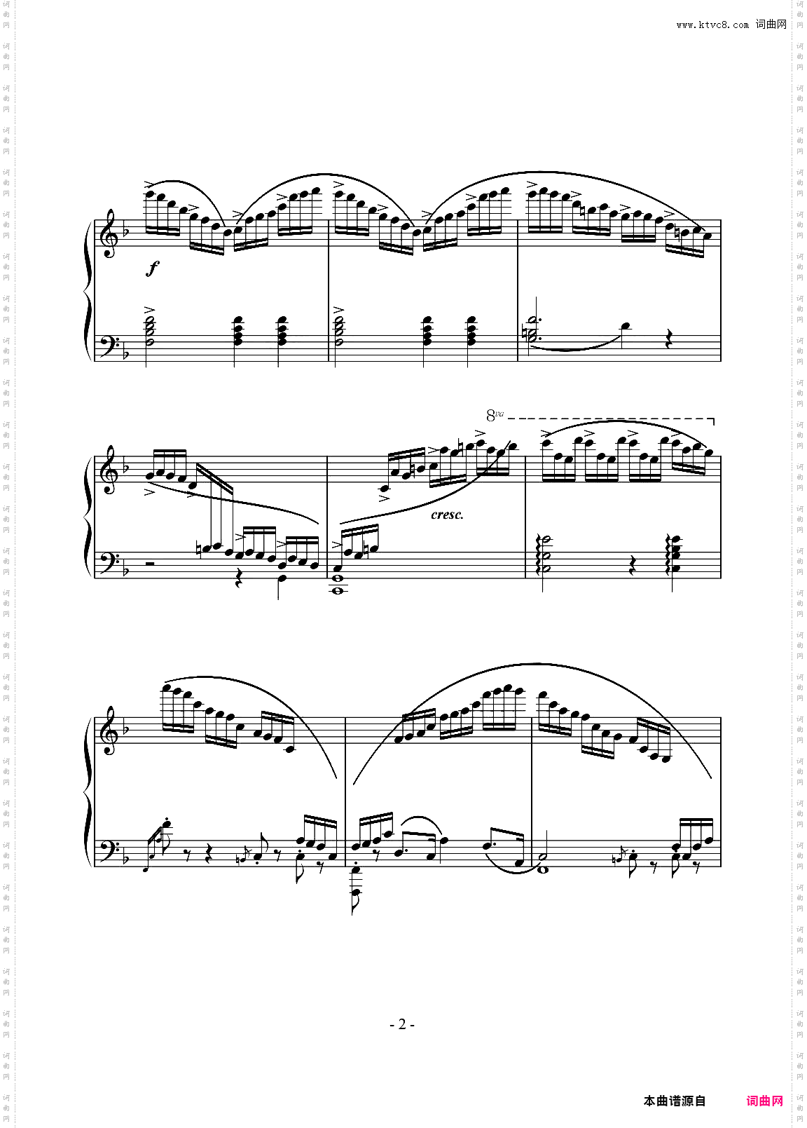 肖邦练习曲第八首