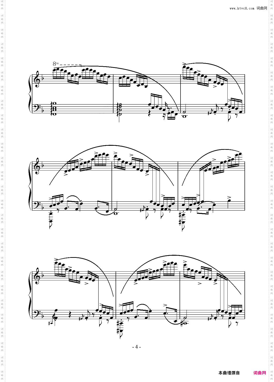 肖邦练习曲第八首